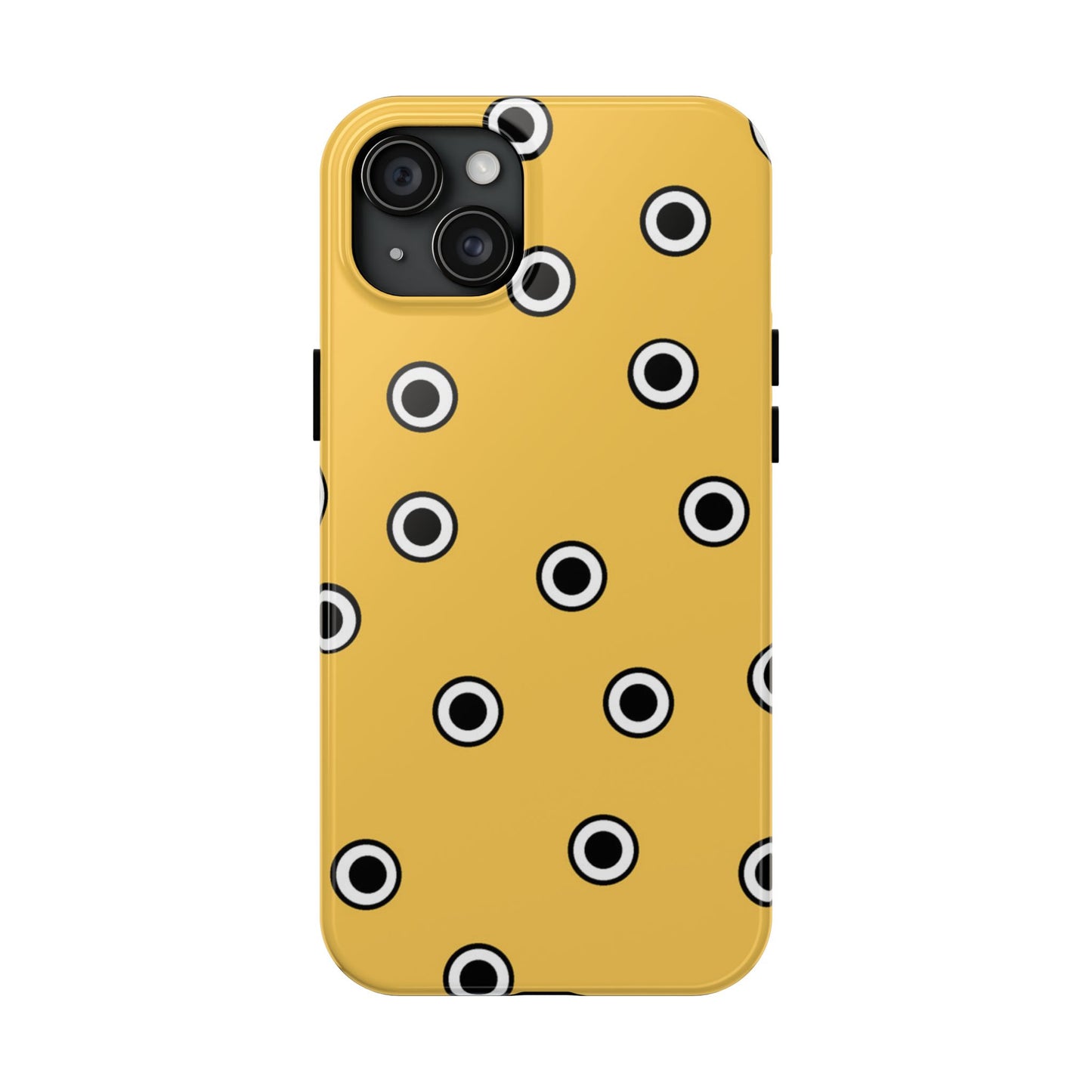 CD Dots Yellow / Black Phone Case