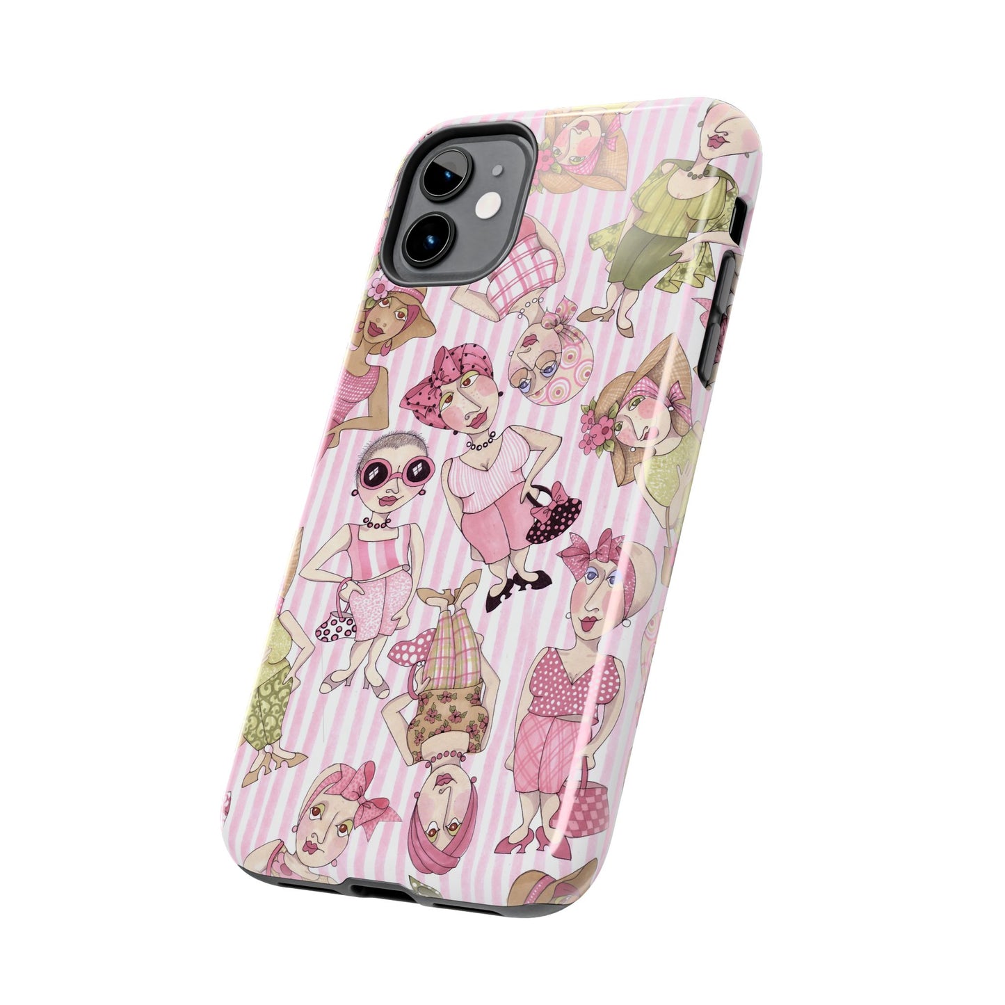 Tossed Ladies Pink Phone Case