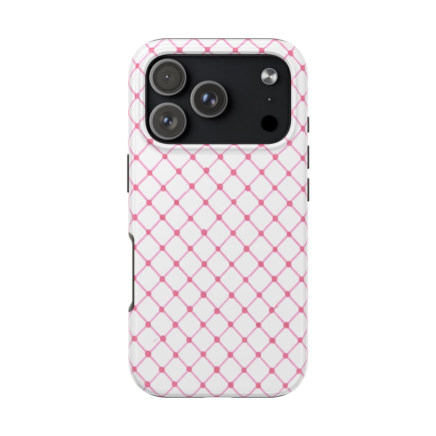 Cyclone Fence White / Pink Phone Case