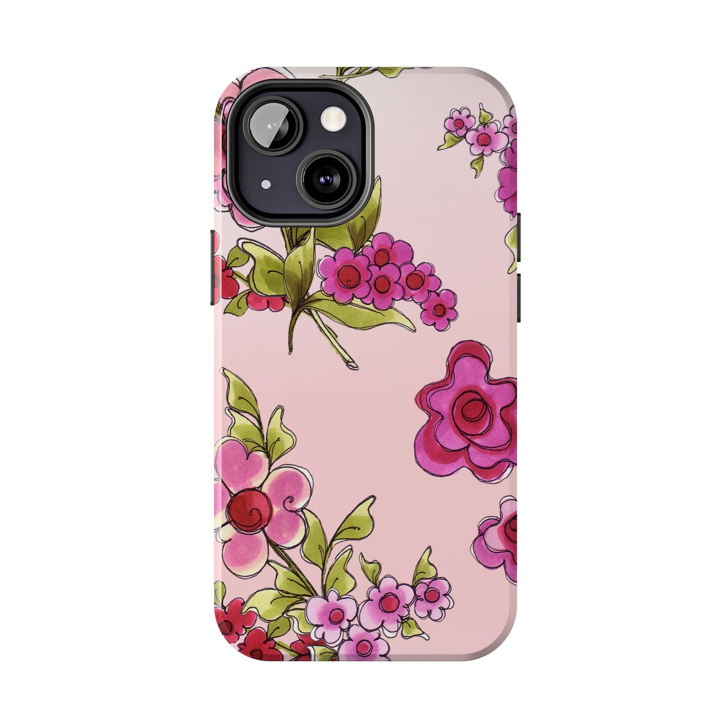 Jumbo Floral Pink Phone Case