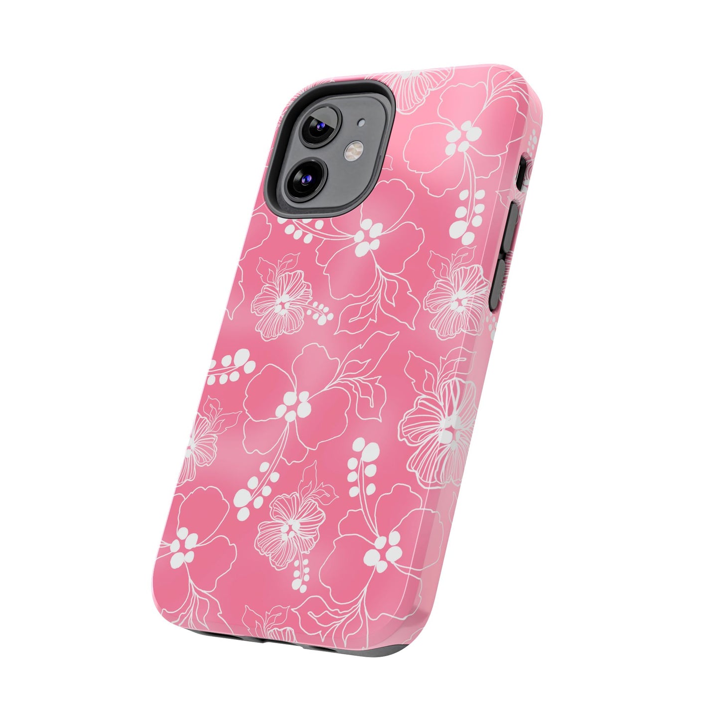 Lacey Hibiscus Pink Phone Case