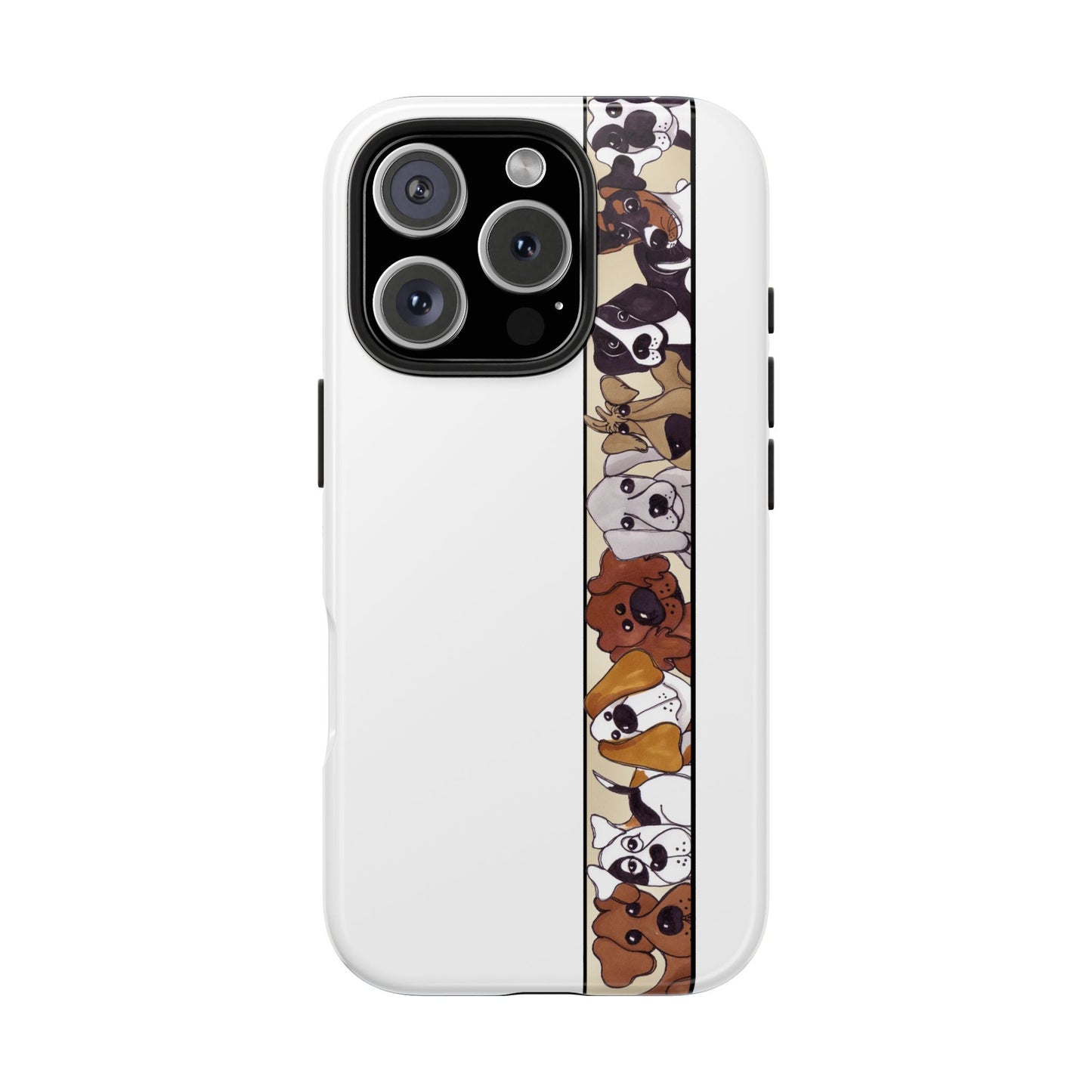 Doggie Delight Border Phone Case
