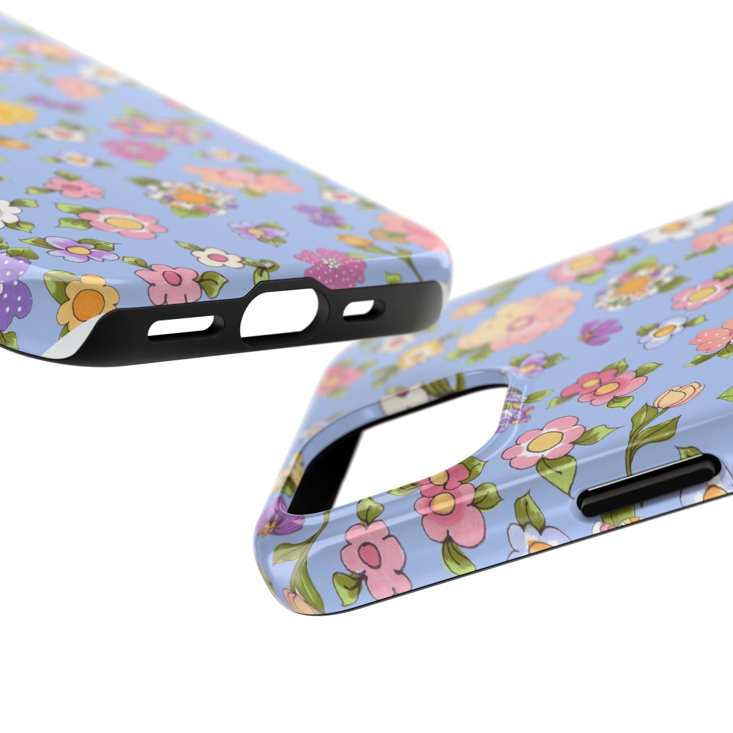 Flowery Blue Phone Case