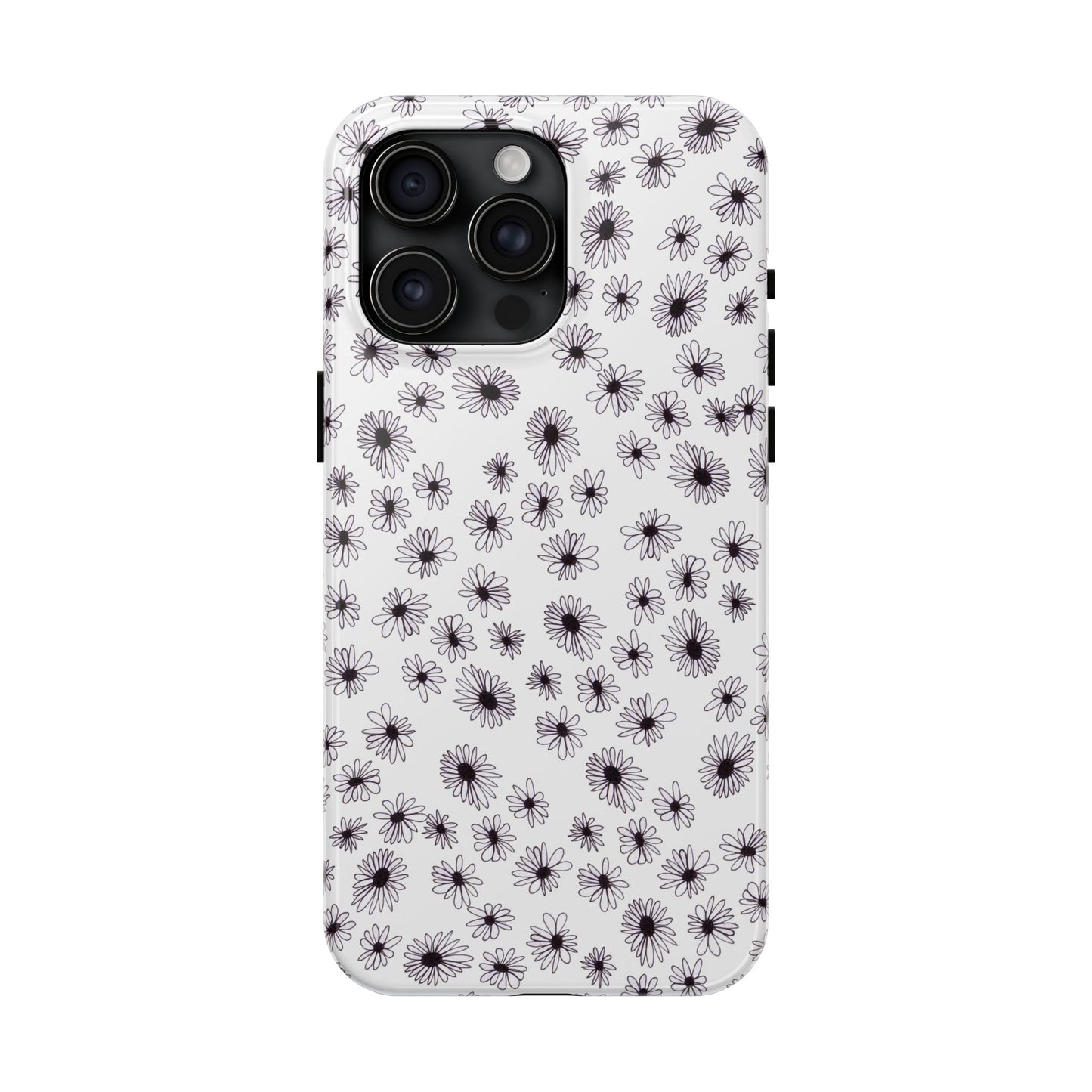 Random Daisy White / Black Phone Case