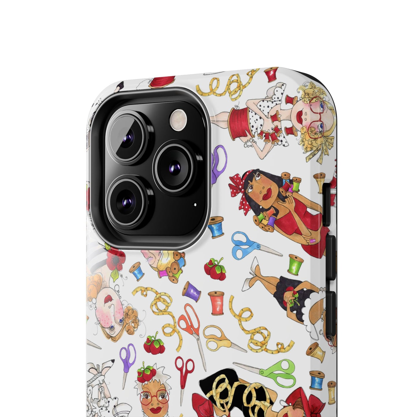 Sew Tossed White Phone Case