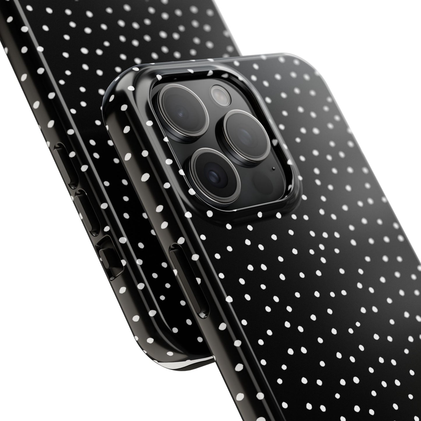 Dinky Dots Black / White Phone Case