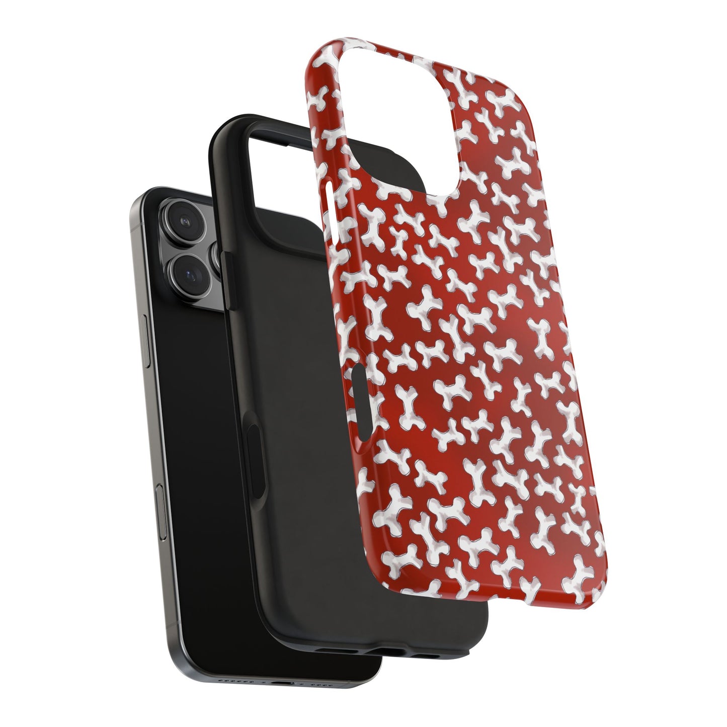 Bones a Lot Red Phone Case