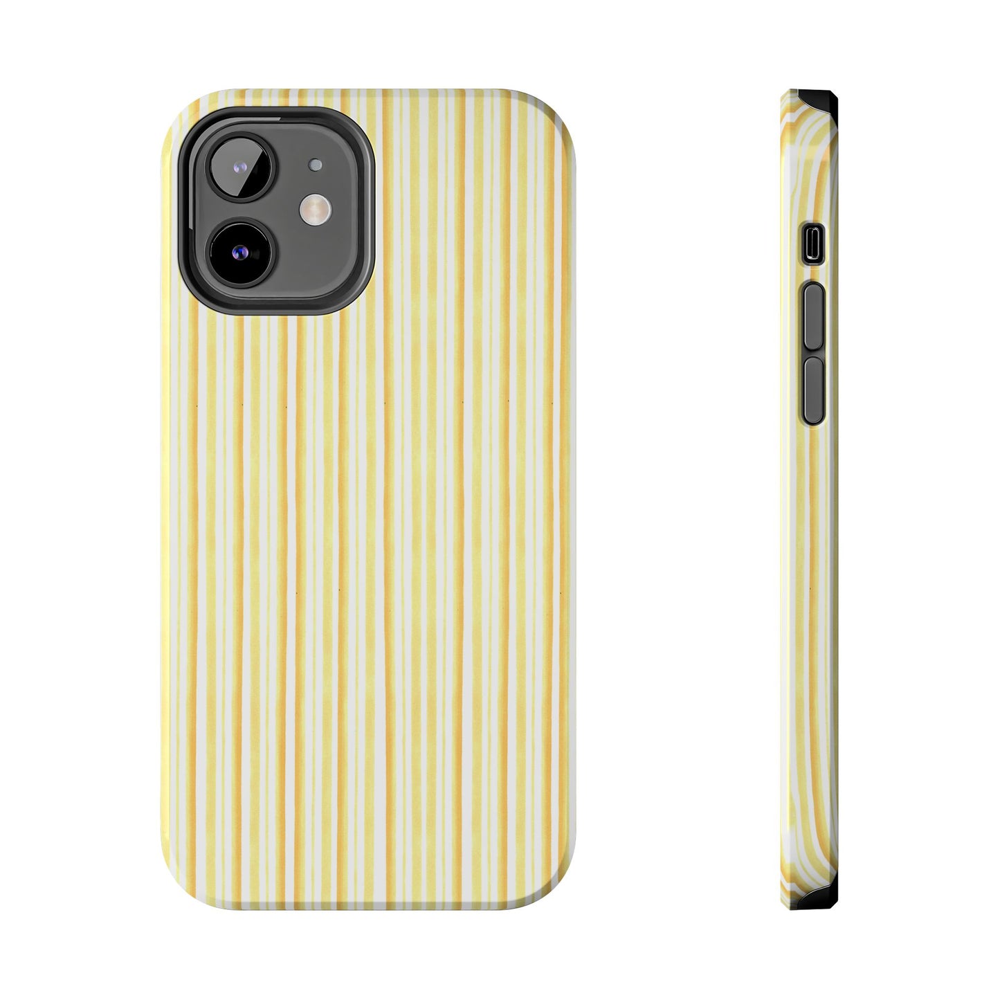 Tri Stripe Yellow Phone Case