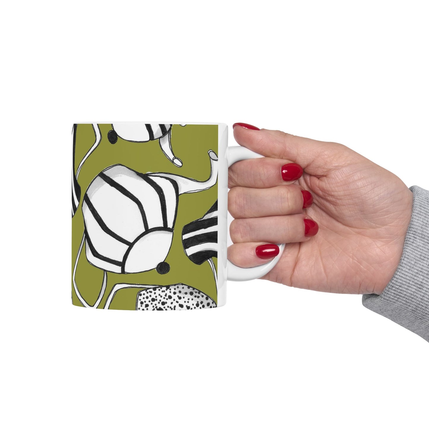 Coffee, Tea Anyone? Green Cup