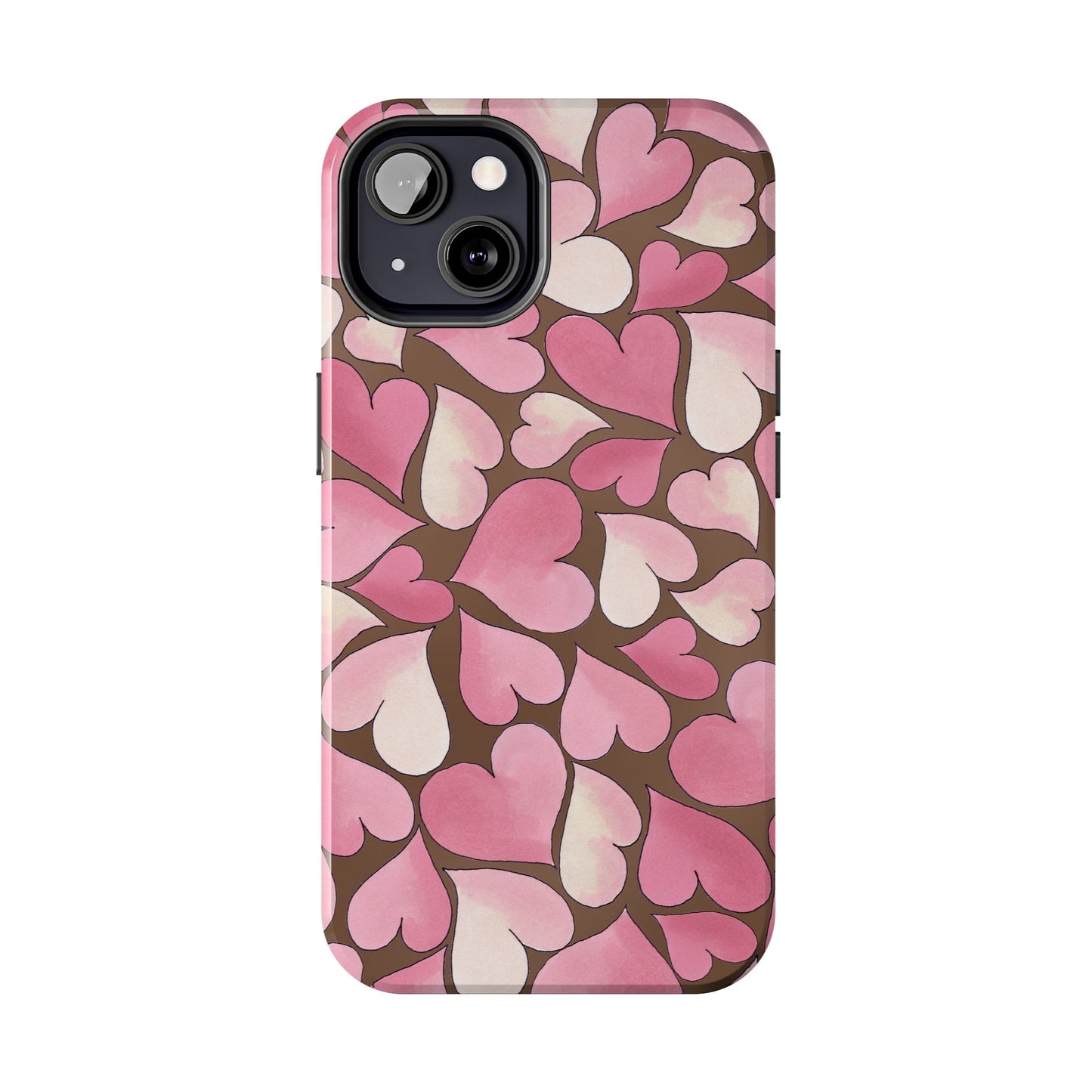 Hearts Chocolate Phone Case