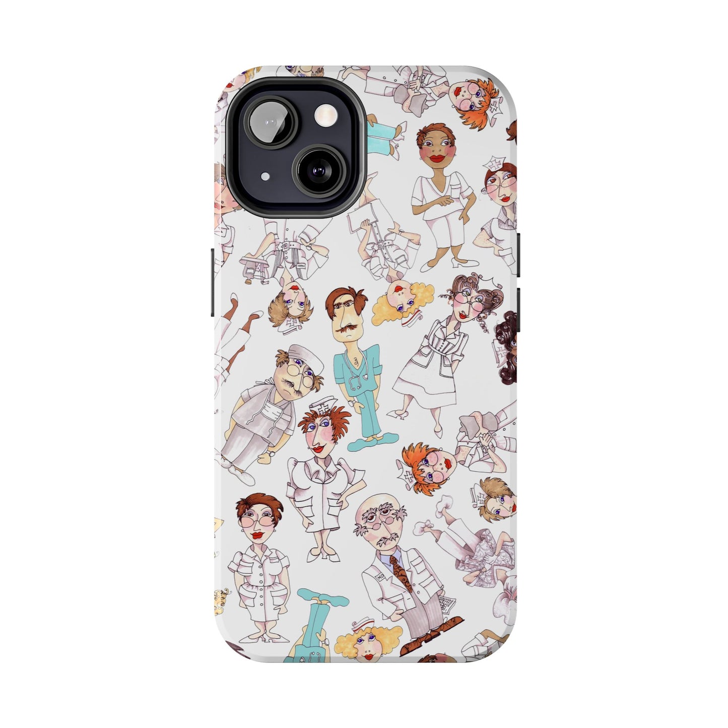 Happy Staff White Phone Case
