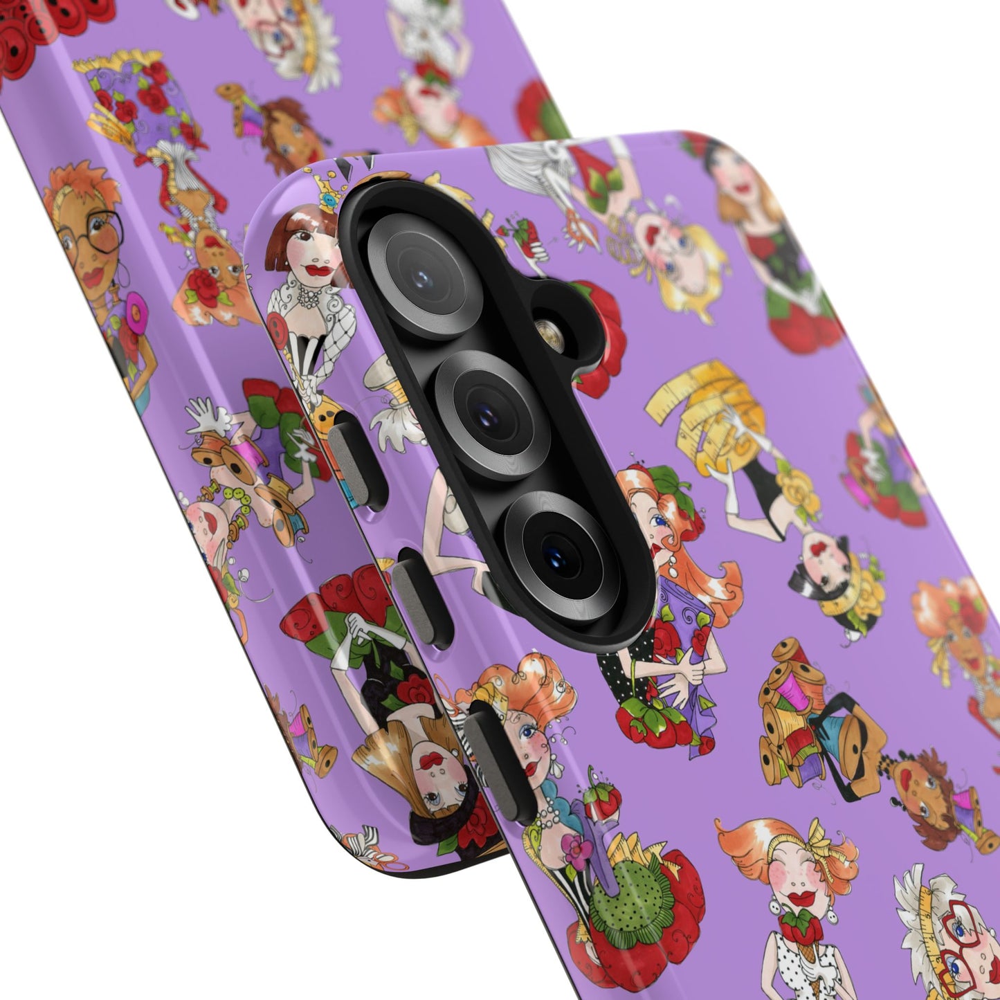Curious Toss Purple Phone Case