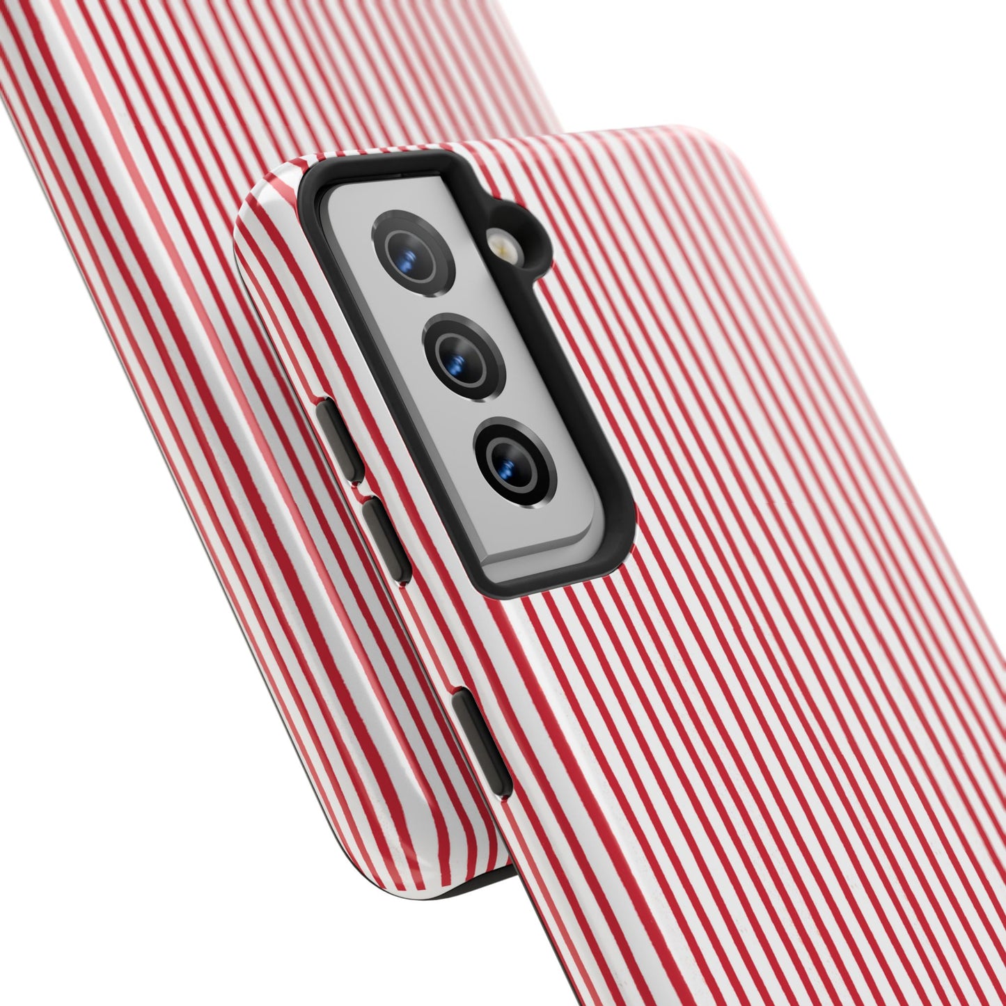 Candy Stripe White / Red Phone Case