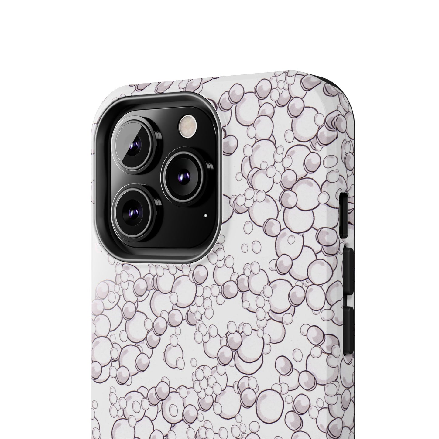 Bubble Dots White Phone Case