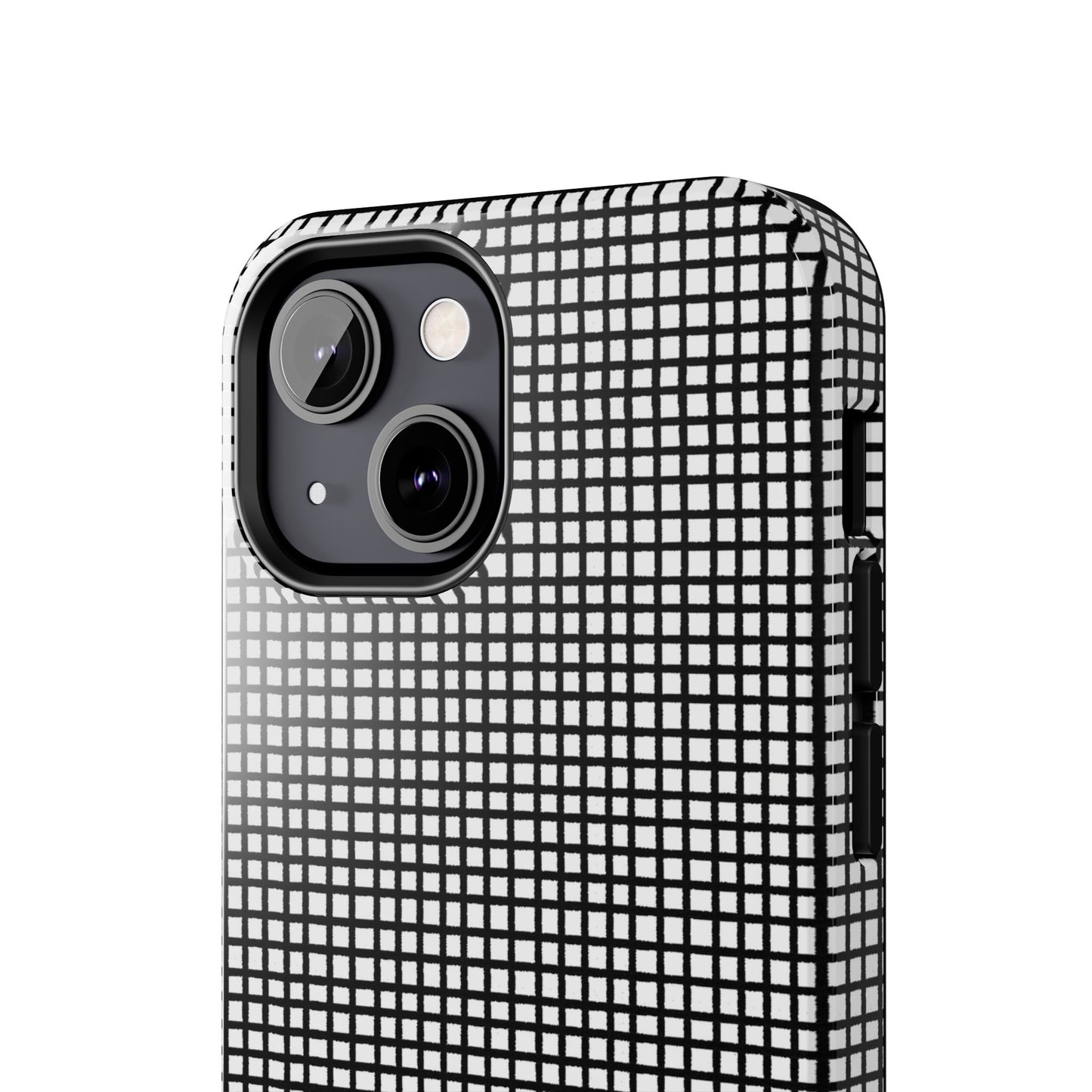 Chipper Check Black Phone Case