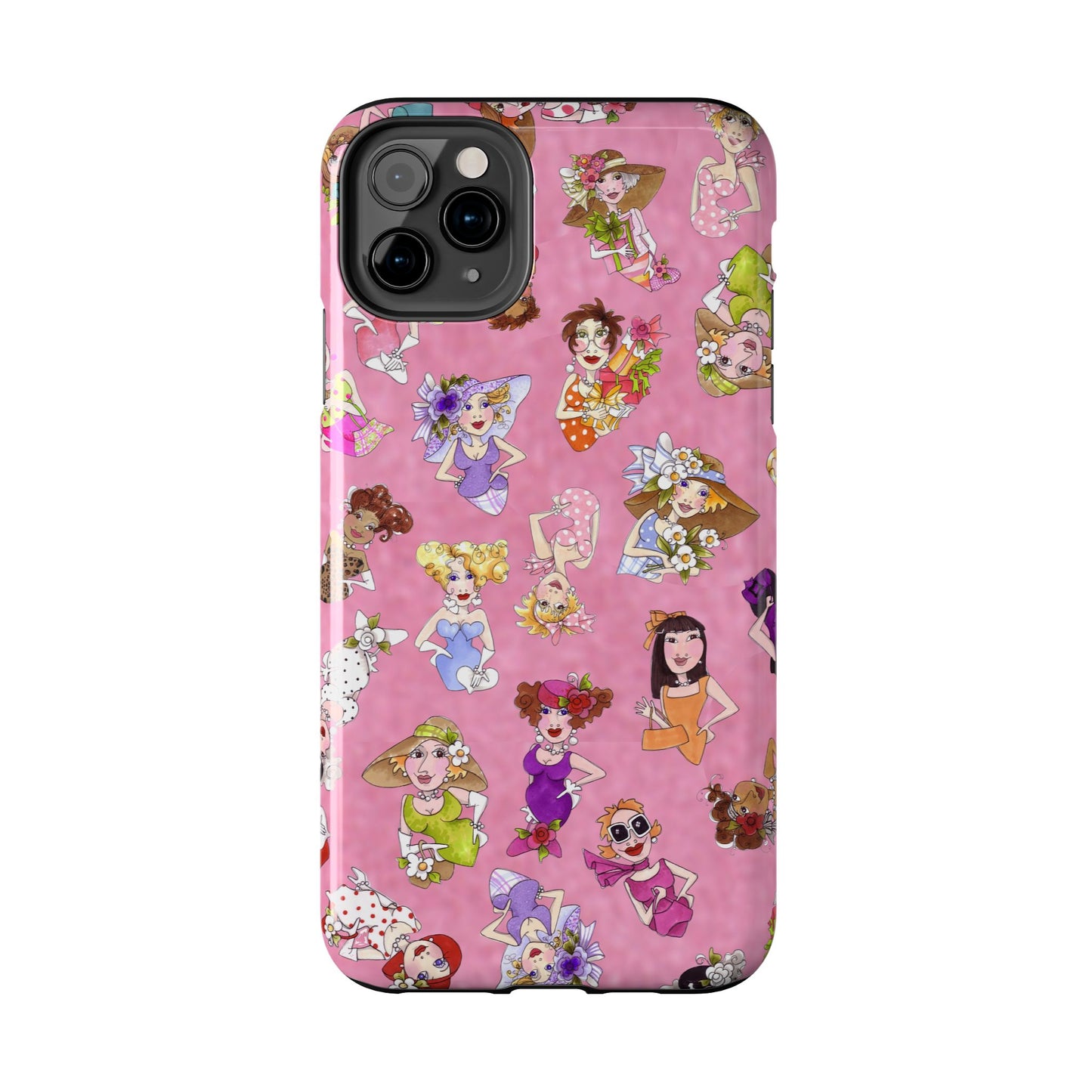 Fast Women Tossed Pink Phone Case