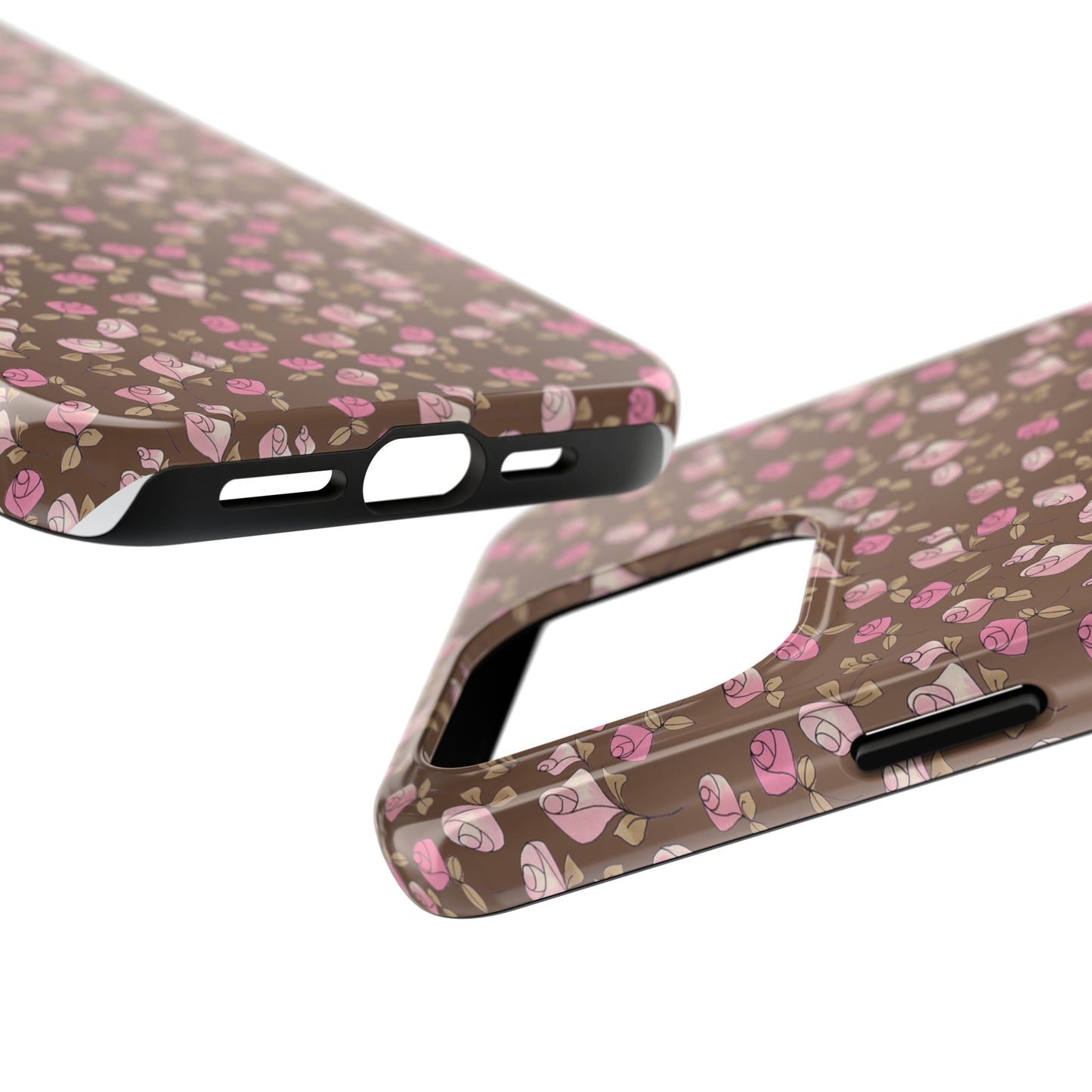 Little Bitty Roses Chocolate Phone Case