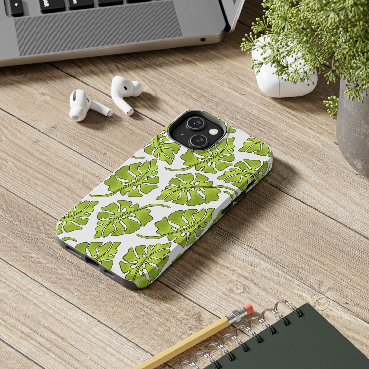 Big Leaf White Phone Case