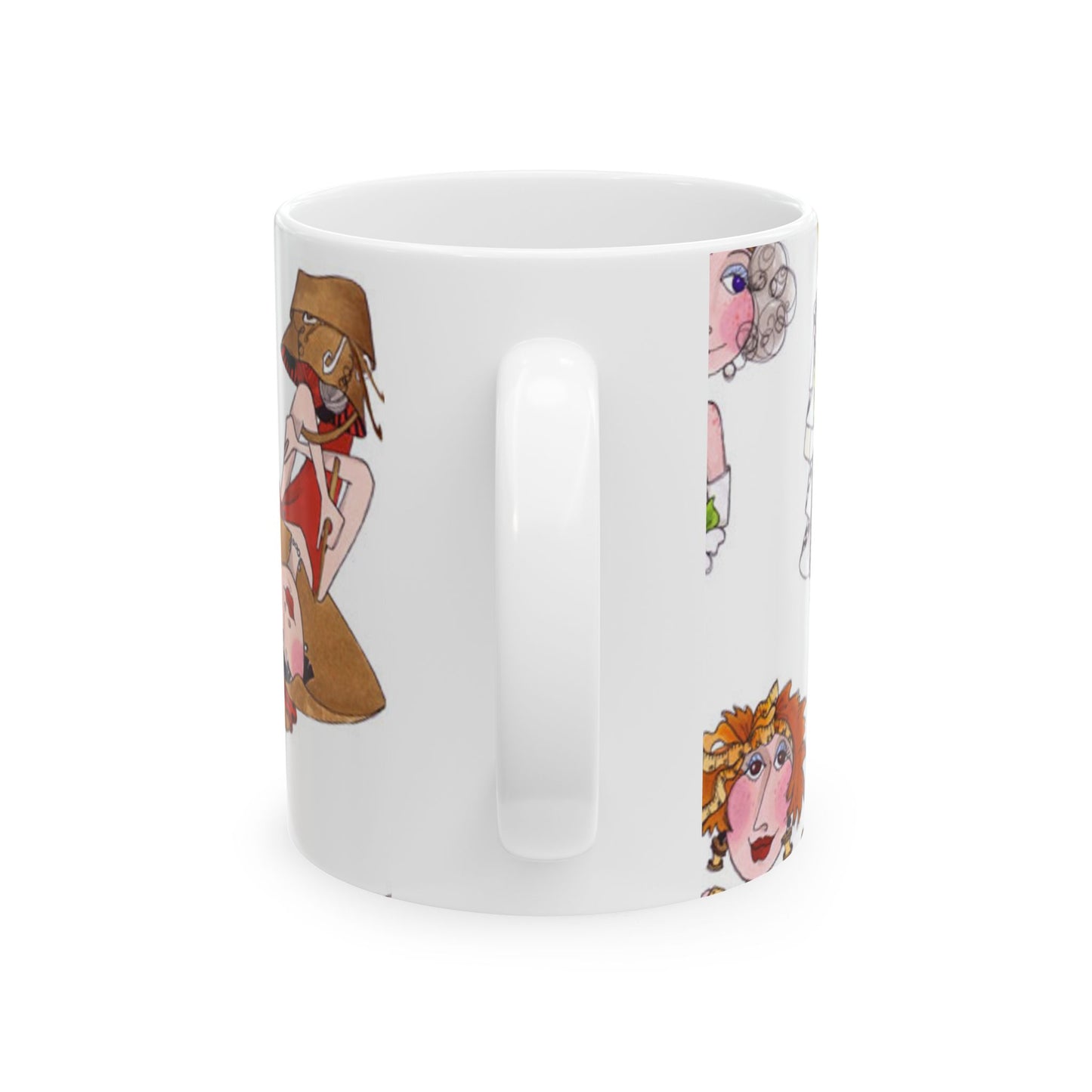 Creative Toss White Cup