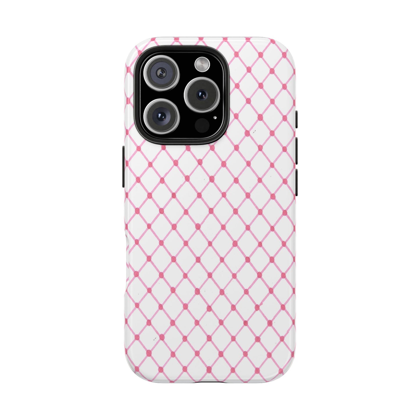 Diamond White / Pink Phone Case
