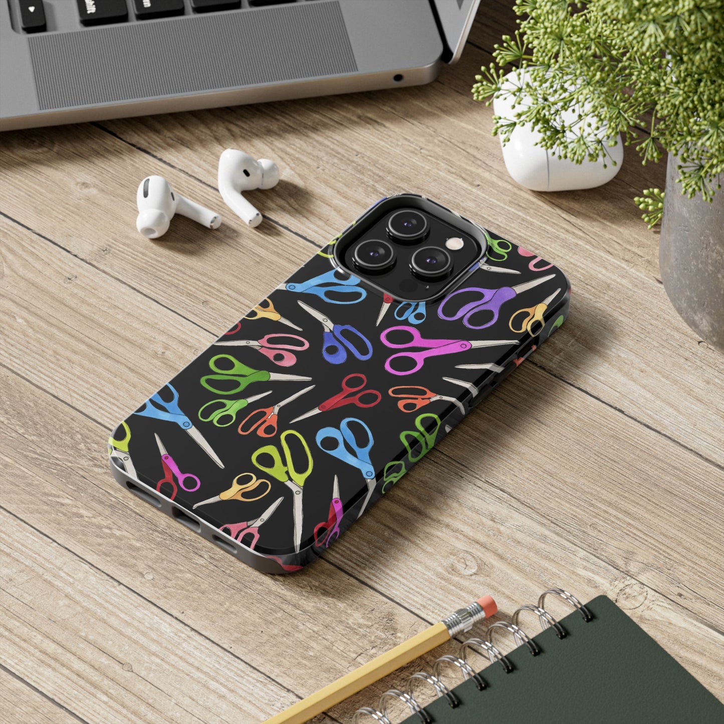 Shear Fun Black Phone Case
