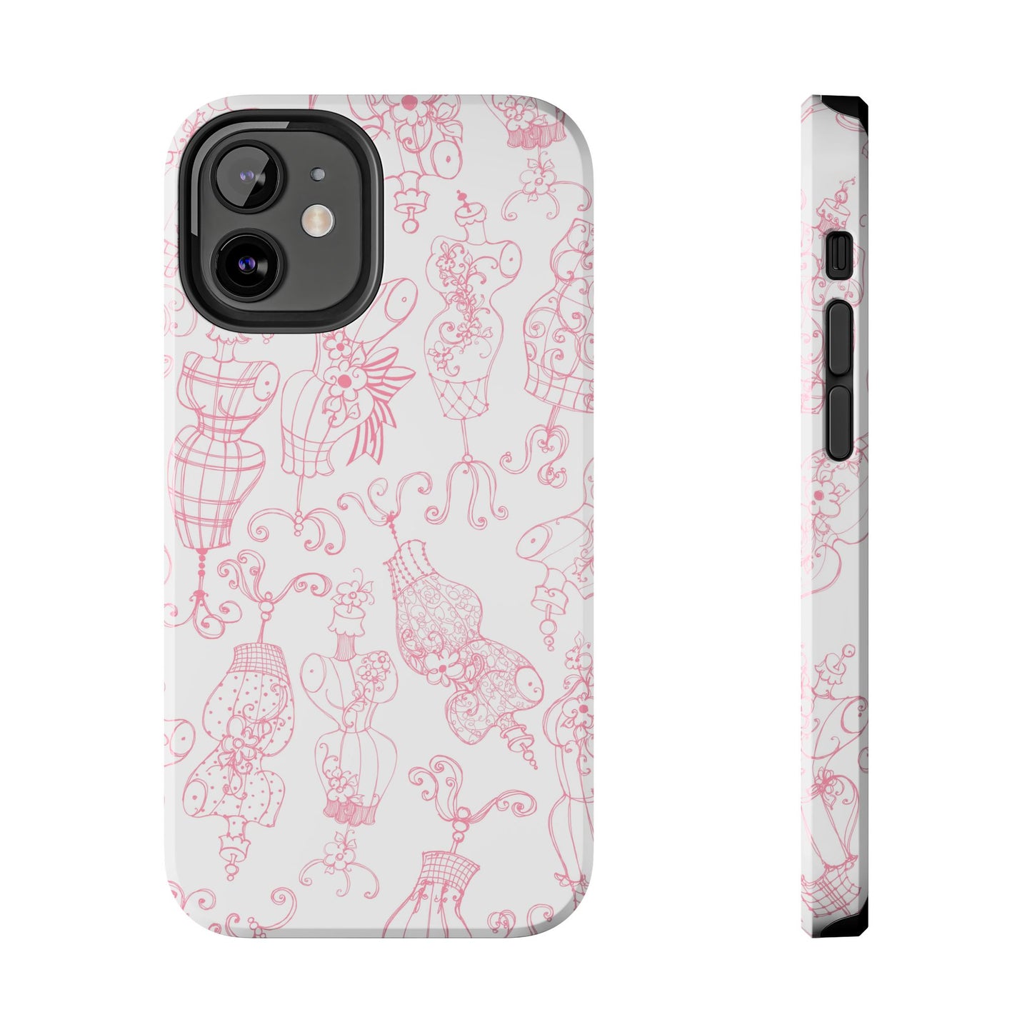 Mannequinique White / Pink Phone Case