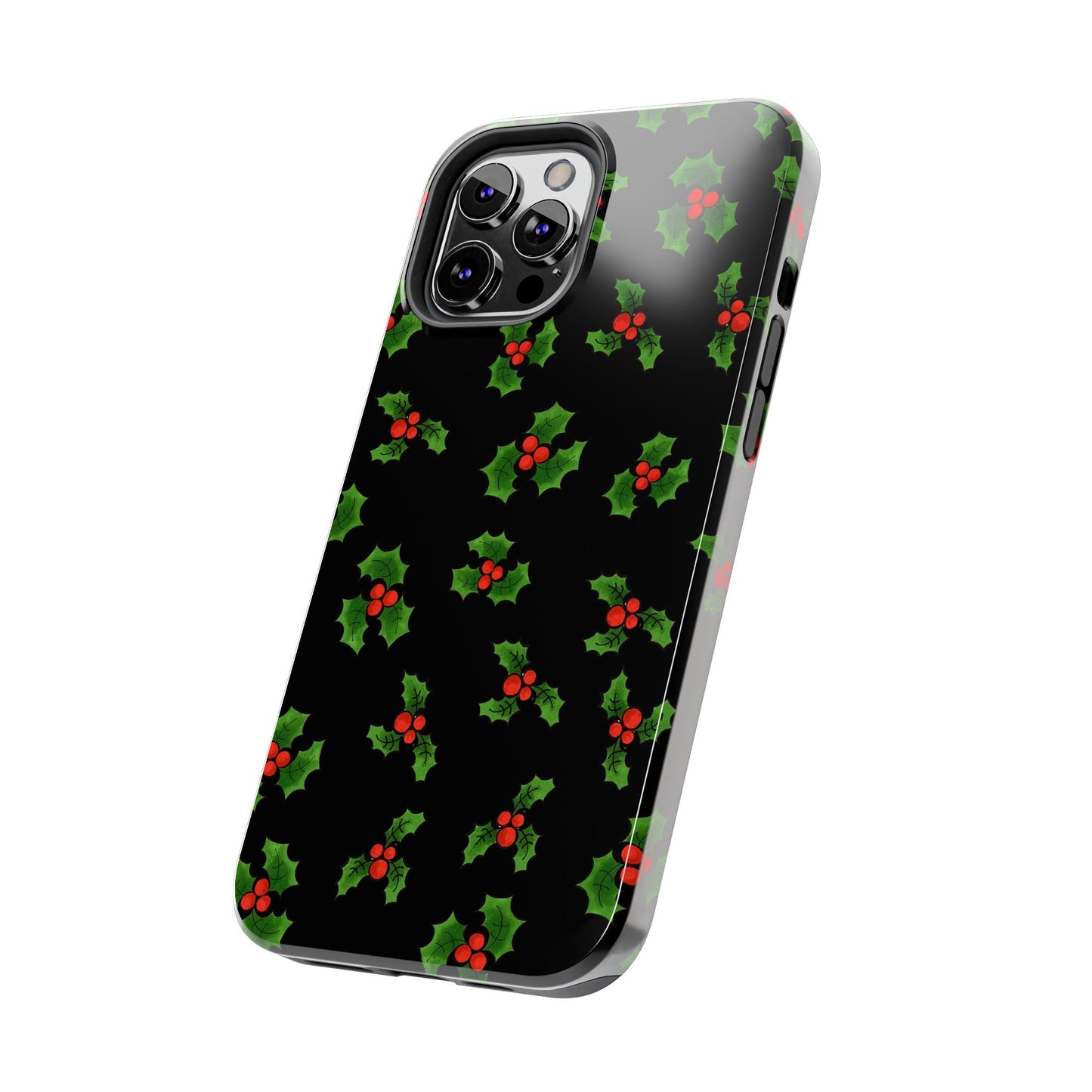 Lotsa Holly Black Phone Case