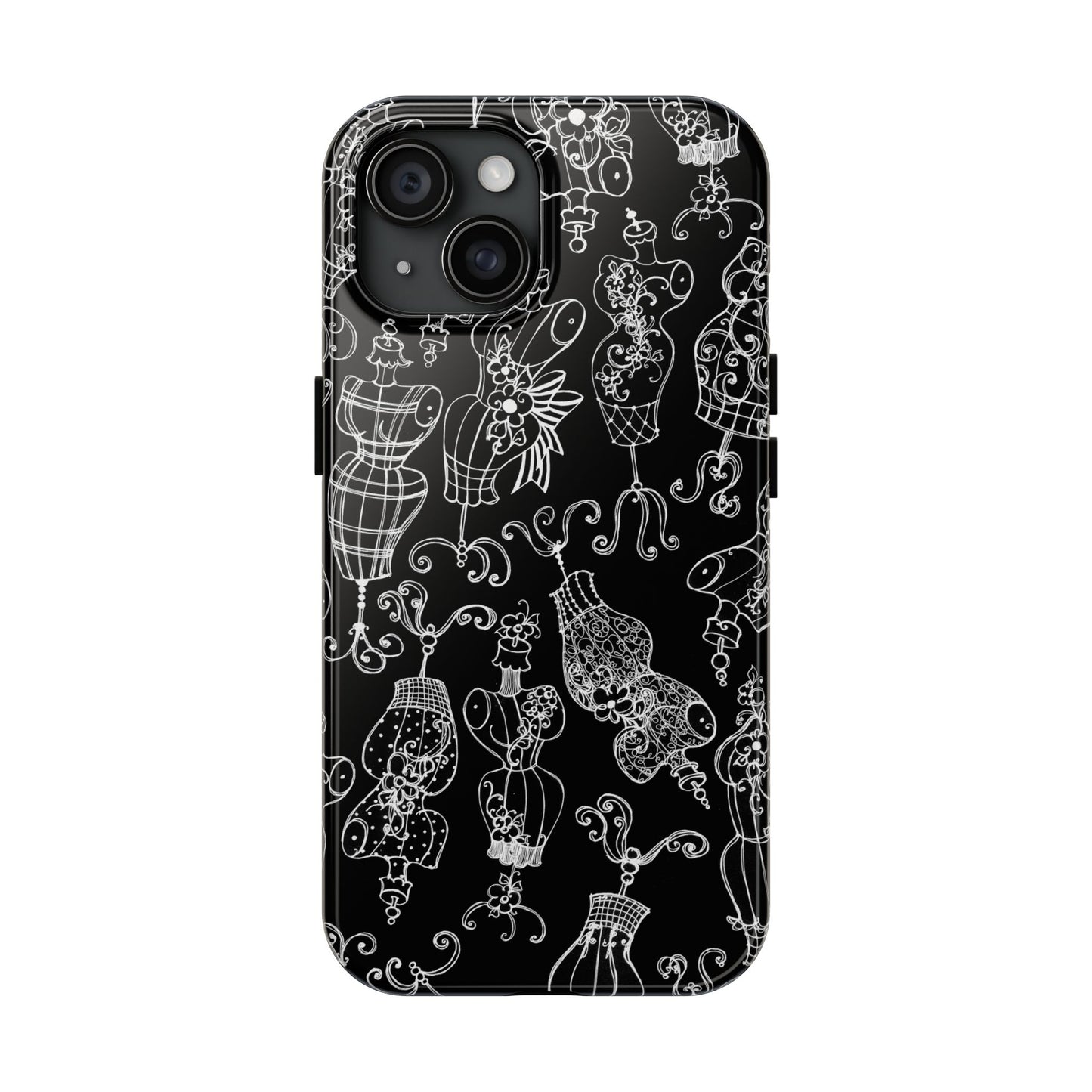 Mannequinique Black / White Phone Case