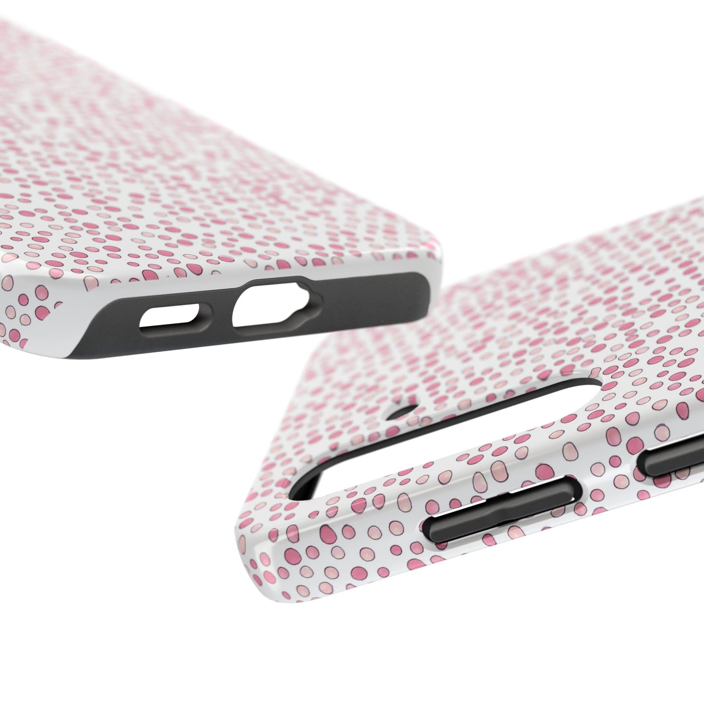 Water Spot Pink / White Phone Case
