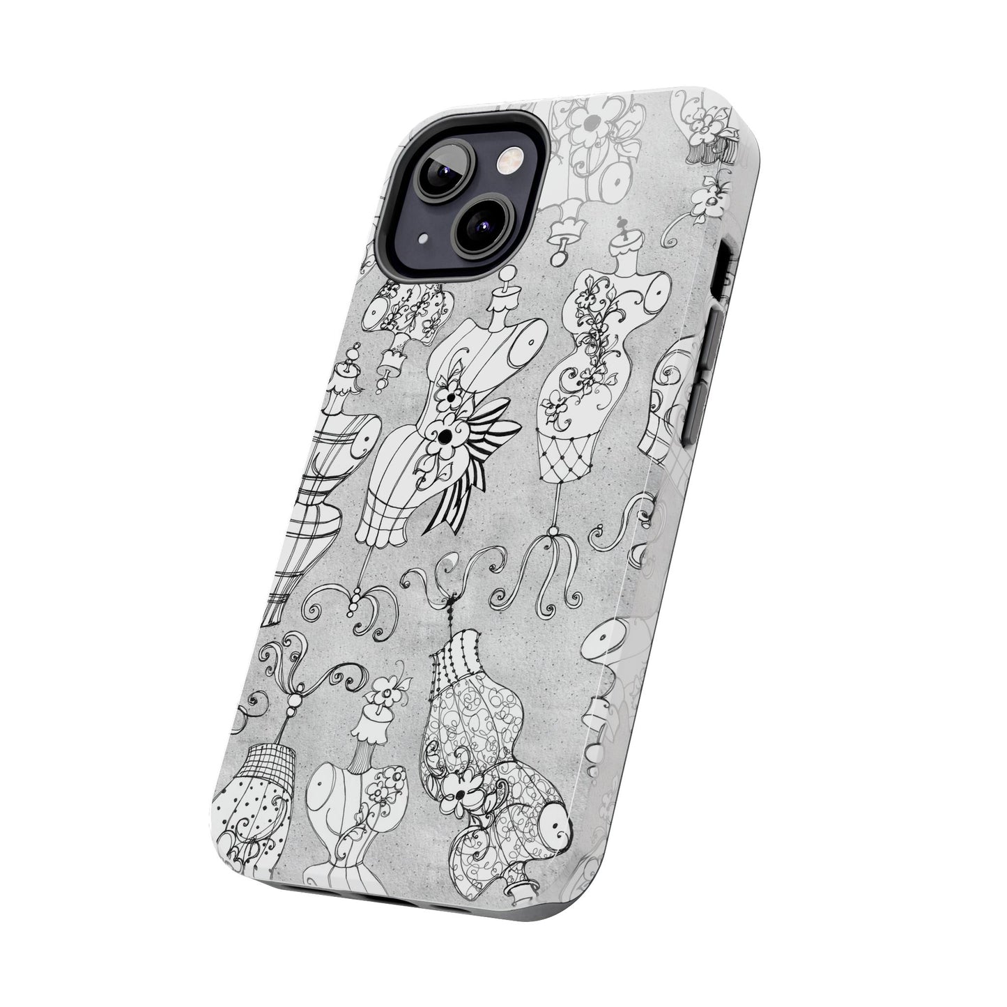 Mannequineque Silver Phone Case