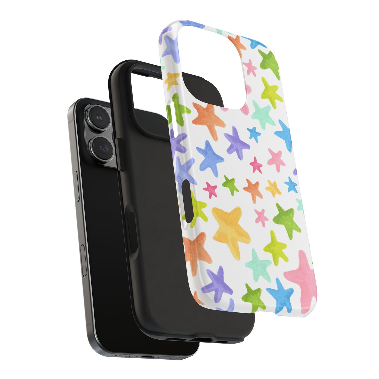 Happy Stars White Phone Case