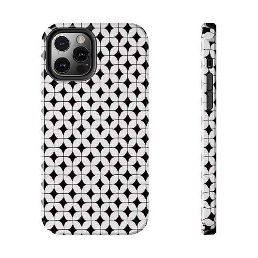 Tile-ish Black Phone Case