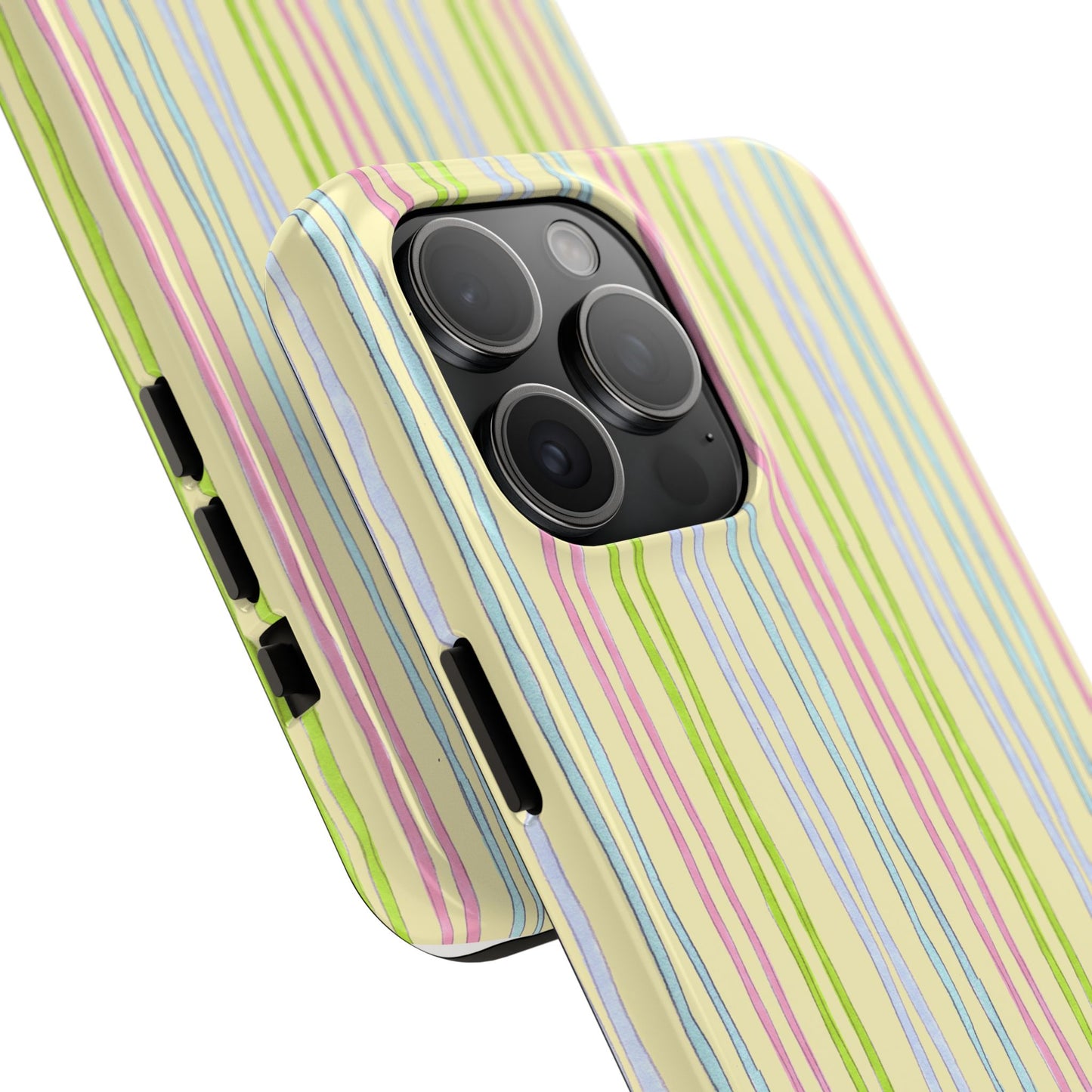 Belle Stripe Yellow Phone Case
