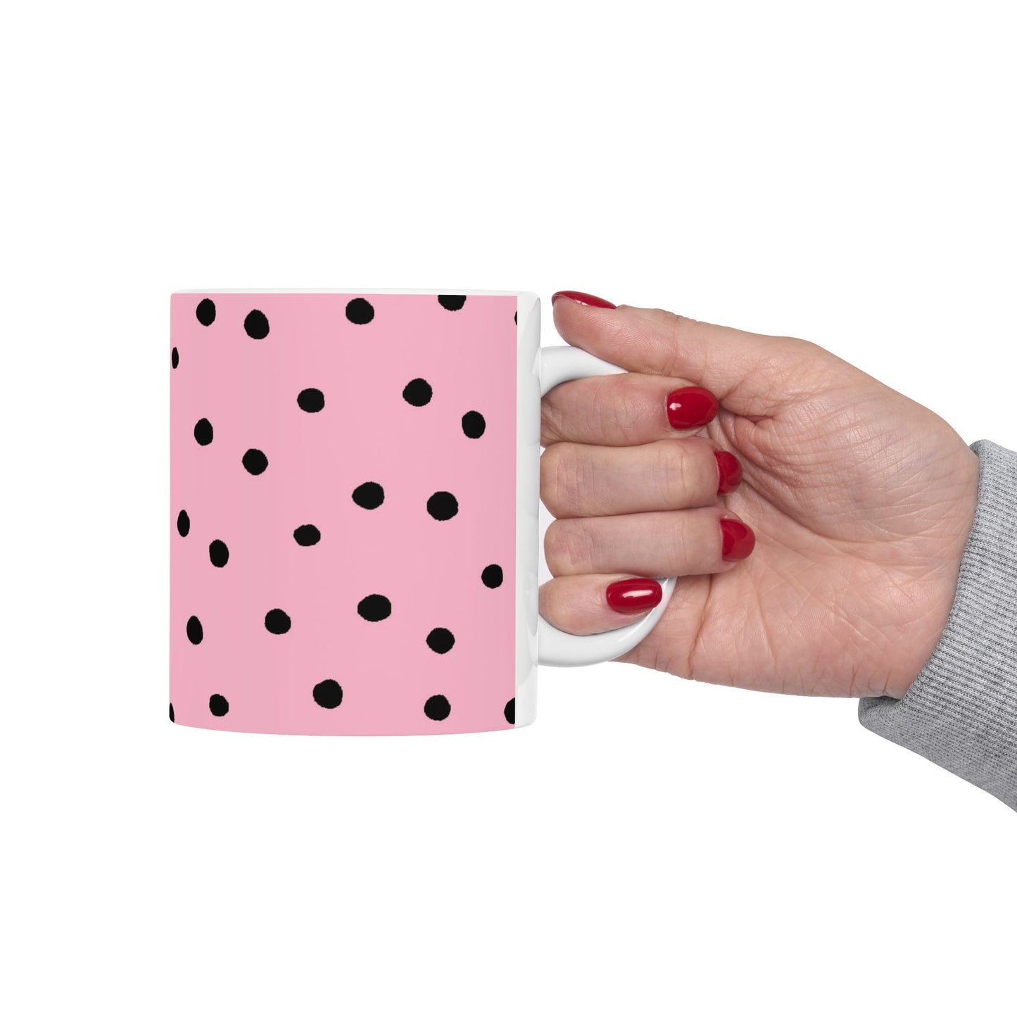 Dinky Dots Pink / Black Cup