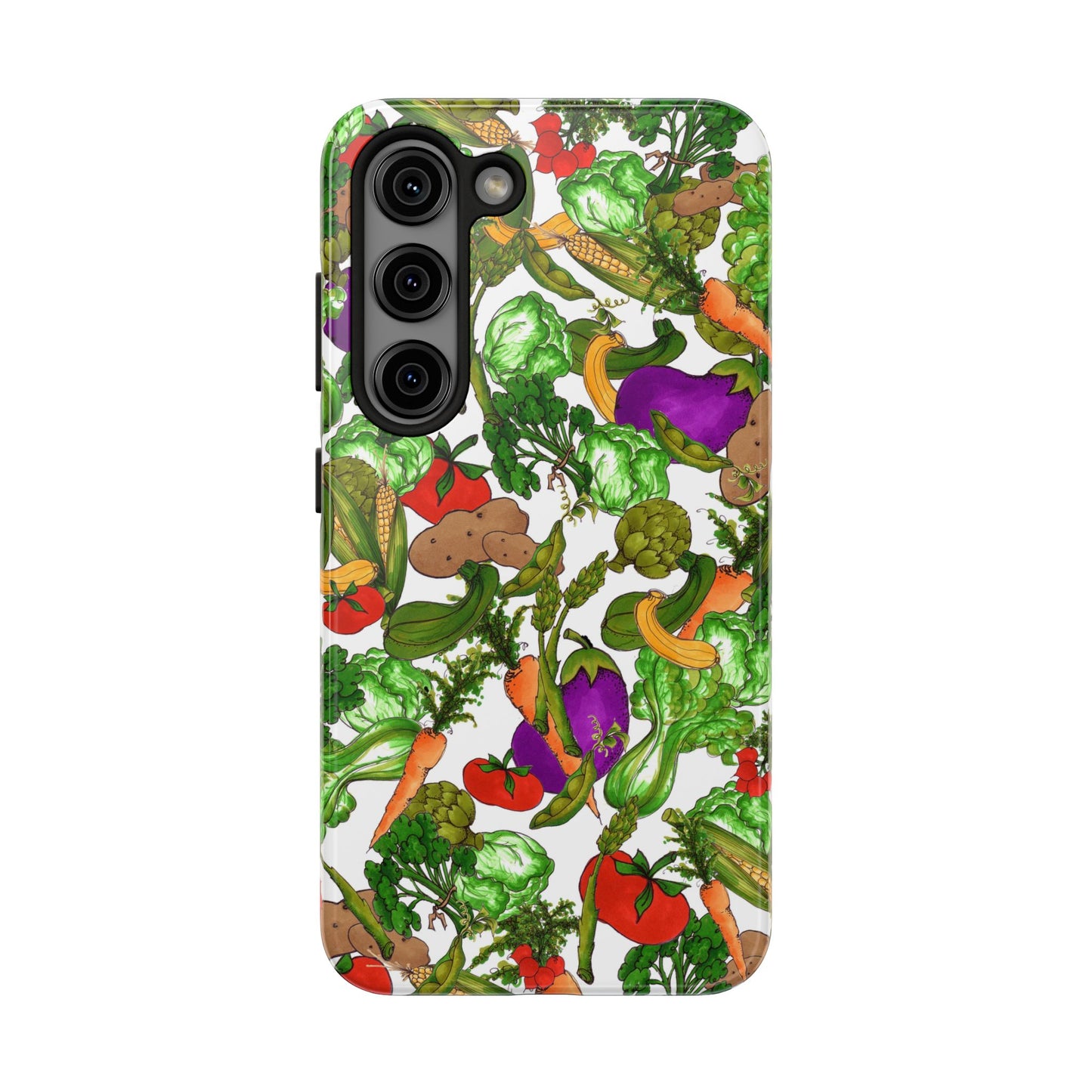 Veggie Jungle White Phone Case