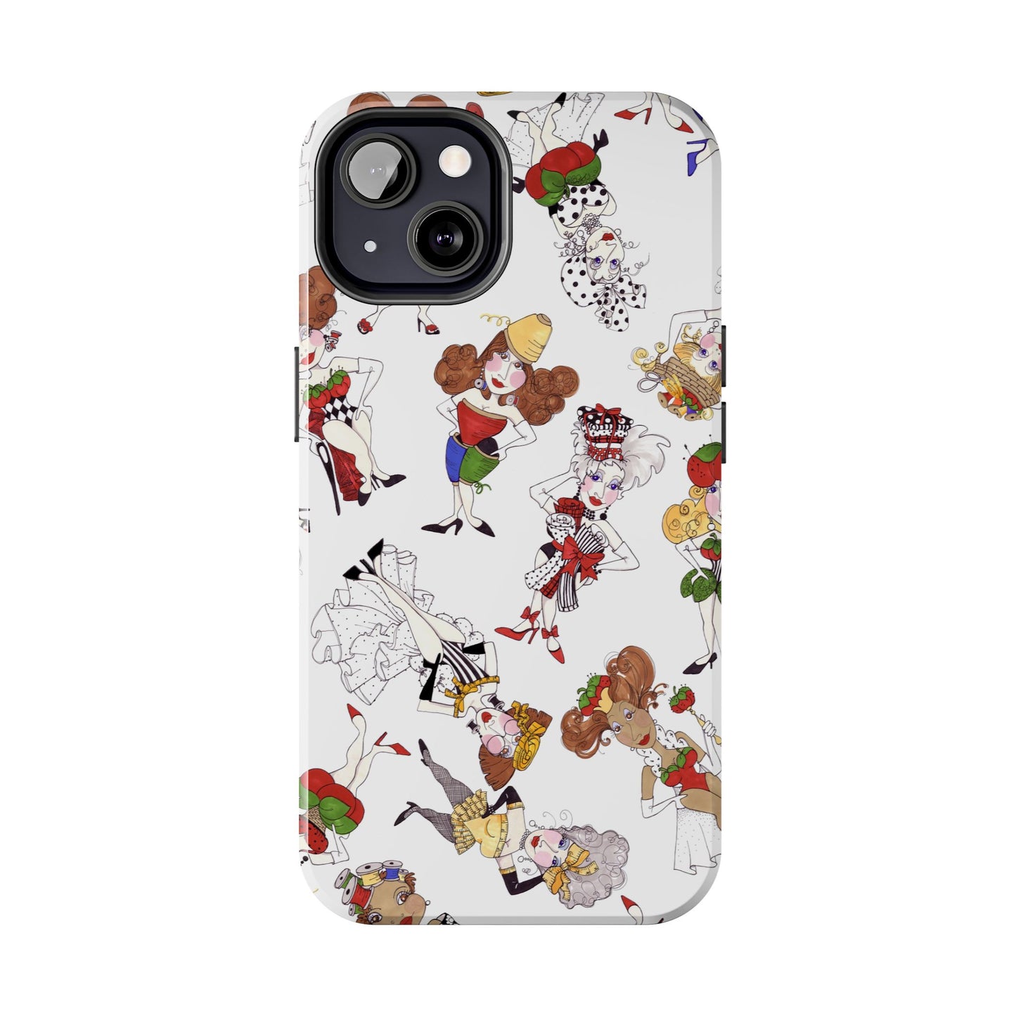 Sew Tossed White Phone Case