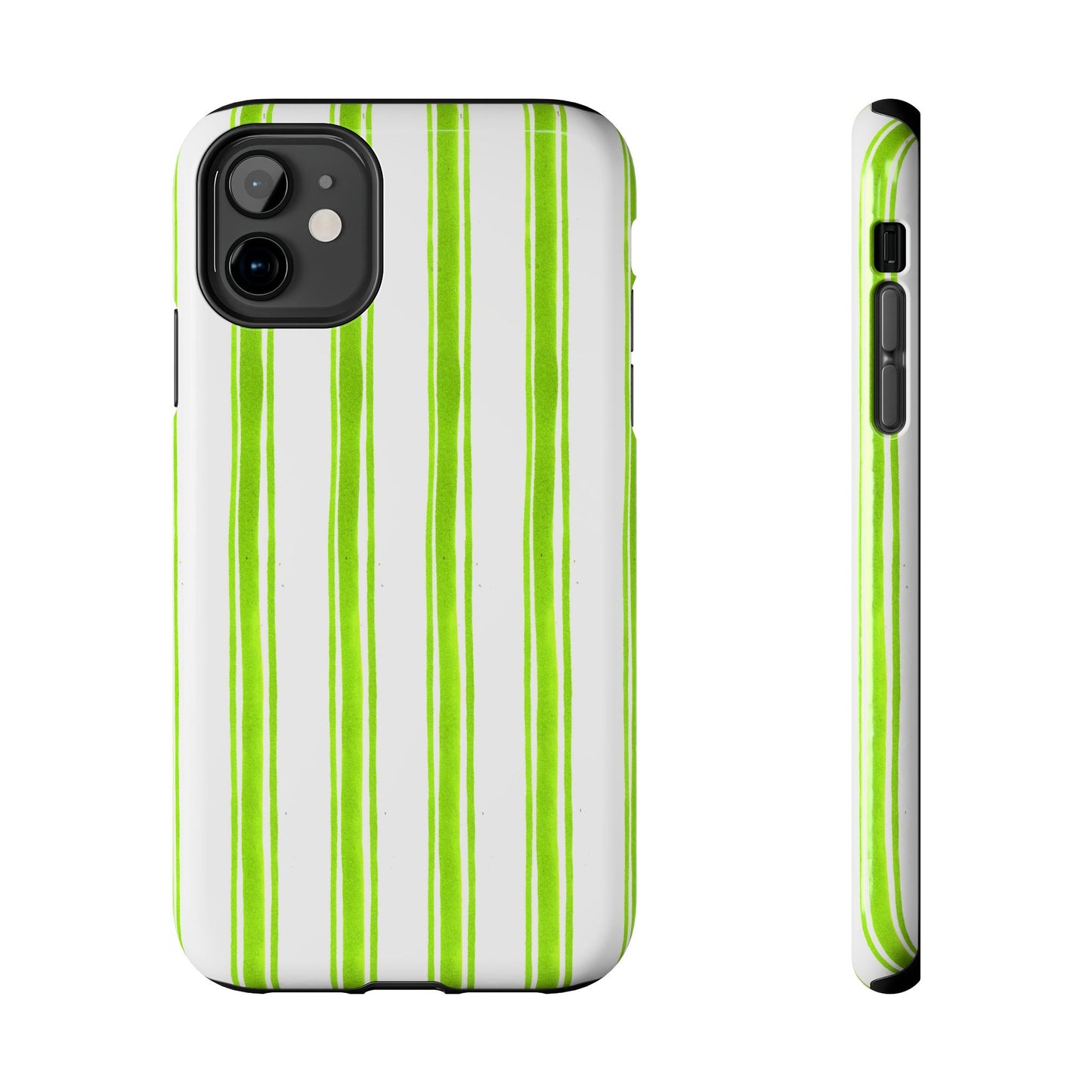 Awning Stripe Lime Phone Case