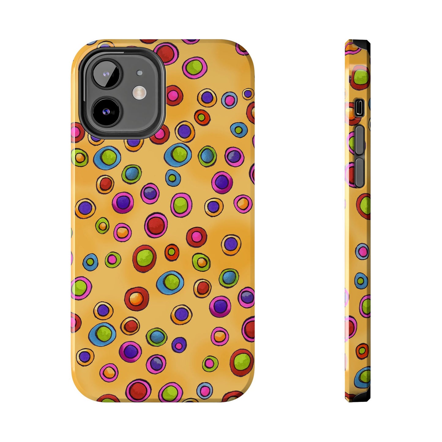 Dopey Dots Yellow Phone Case