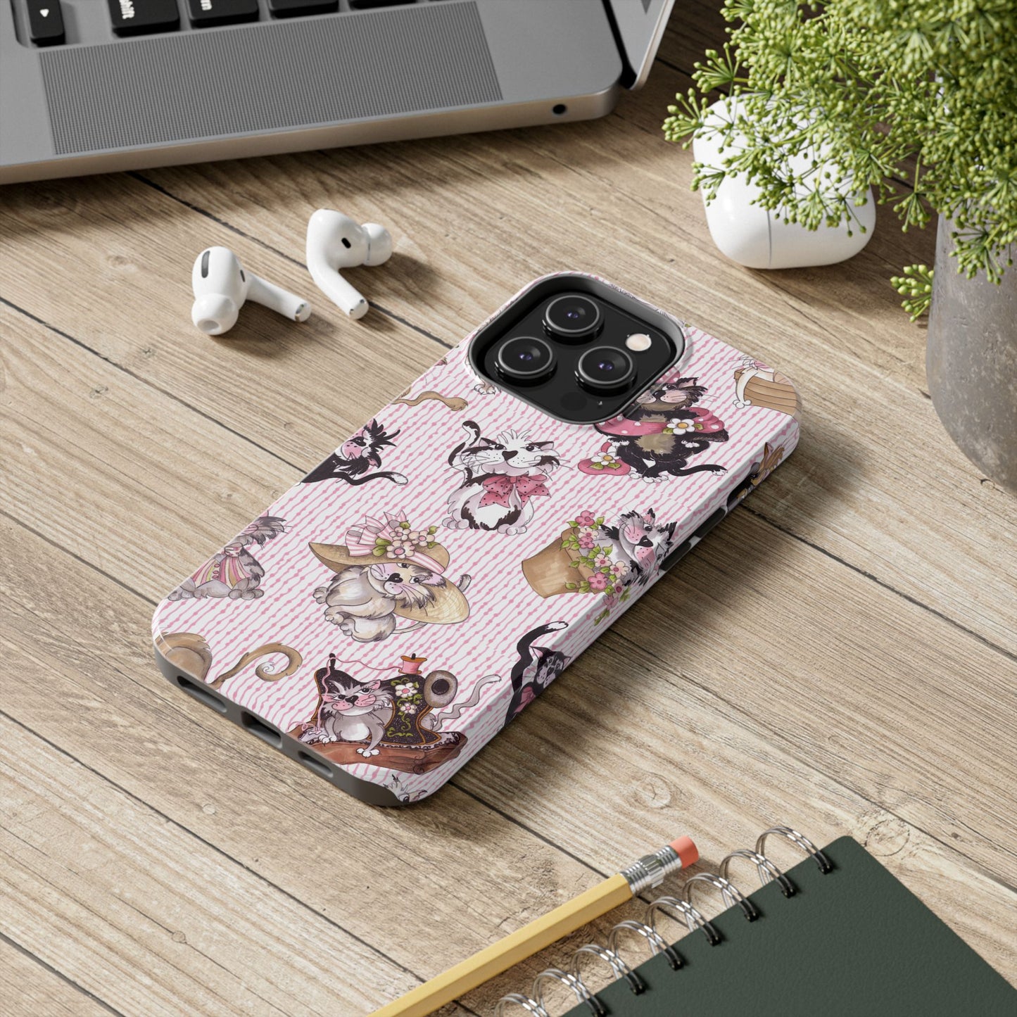 Fancy Cats Pink Phone Case
