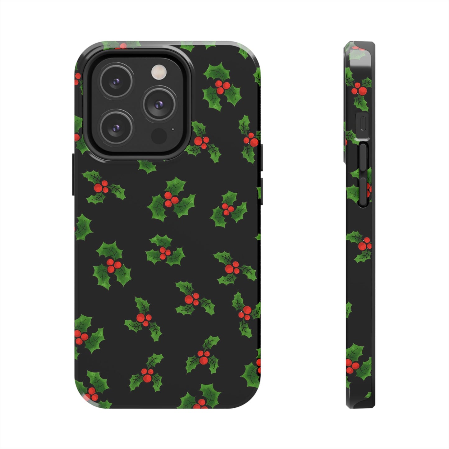 Lotsa Holly Black Phone Case