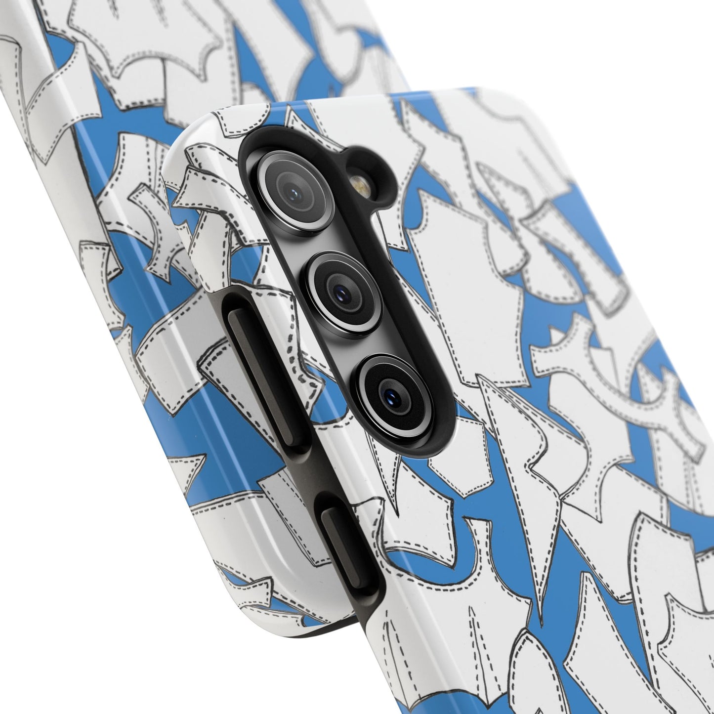 Pattern Pieces Turquoise Phone Case