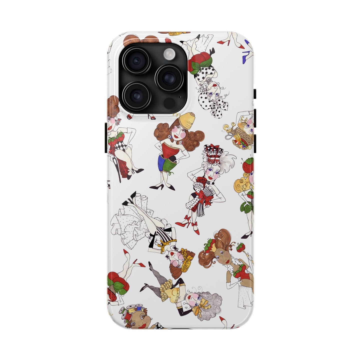Sew Tossed White Phone Case