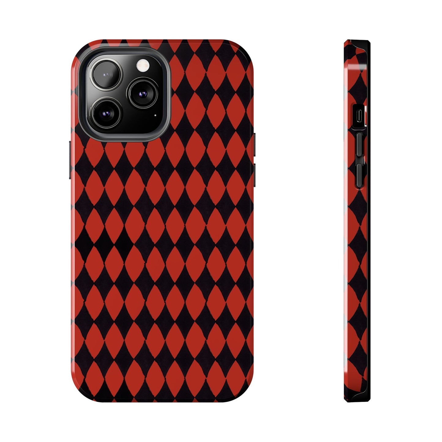 Diamond Red / Black Phone Case