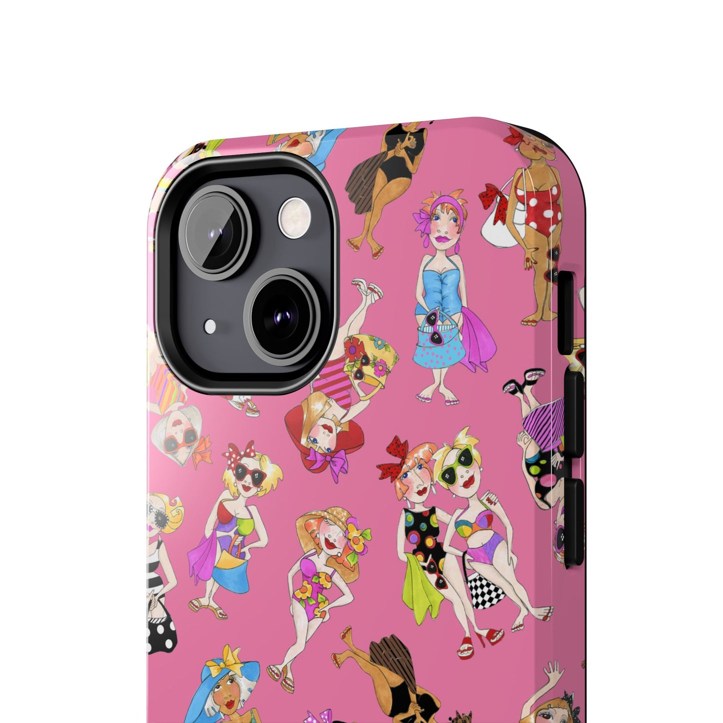 Tossed Beauties Pink Phone Case