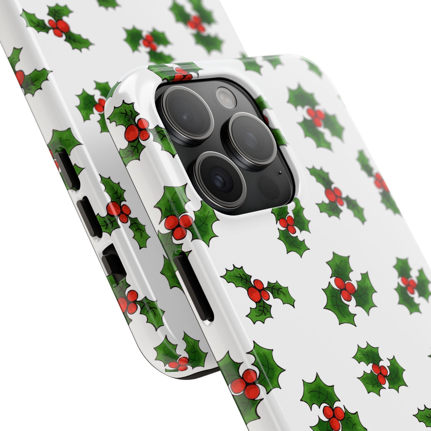 Lotsa Holly White Phone Case