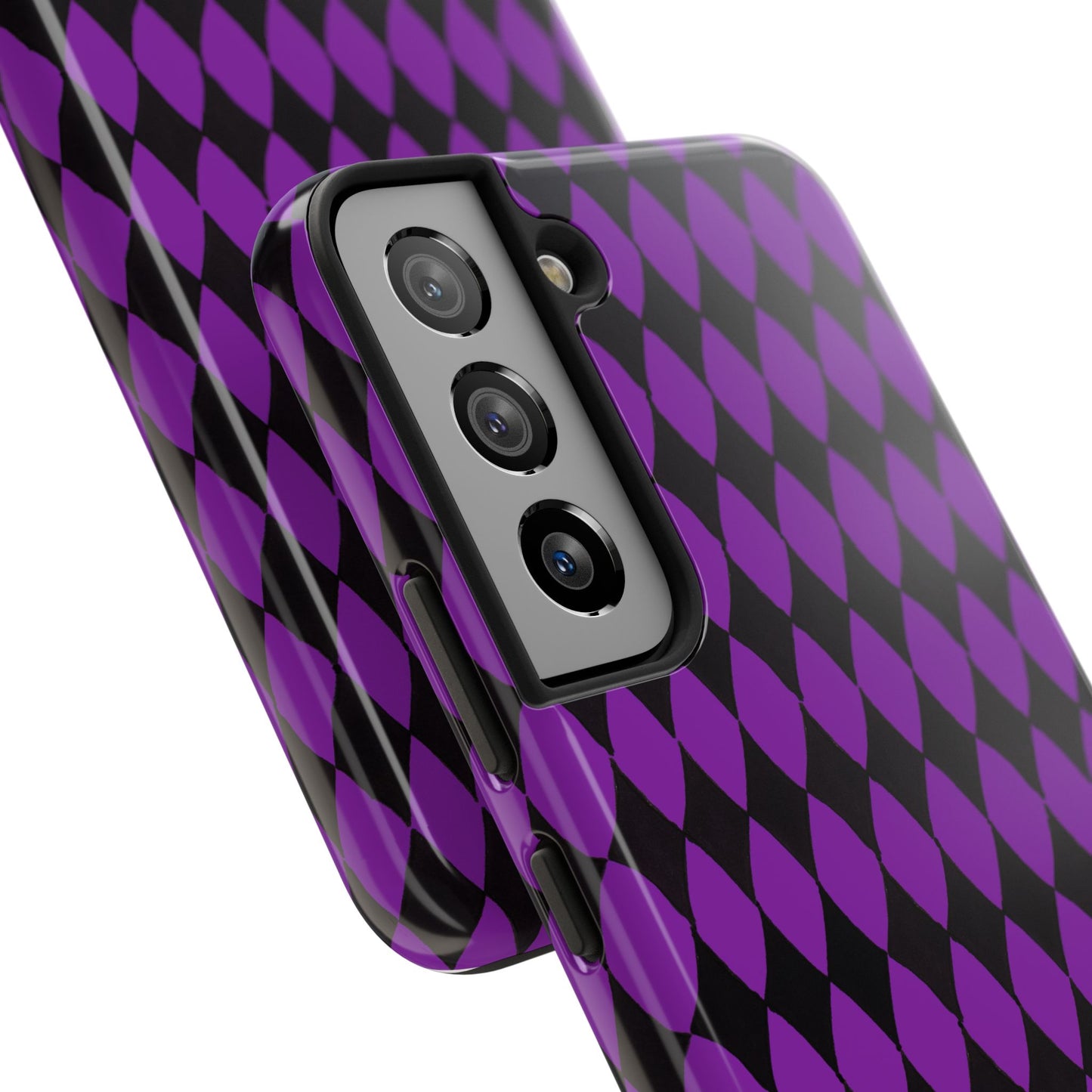 Diamond Purple / Black Phone Case