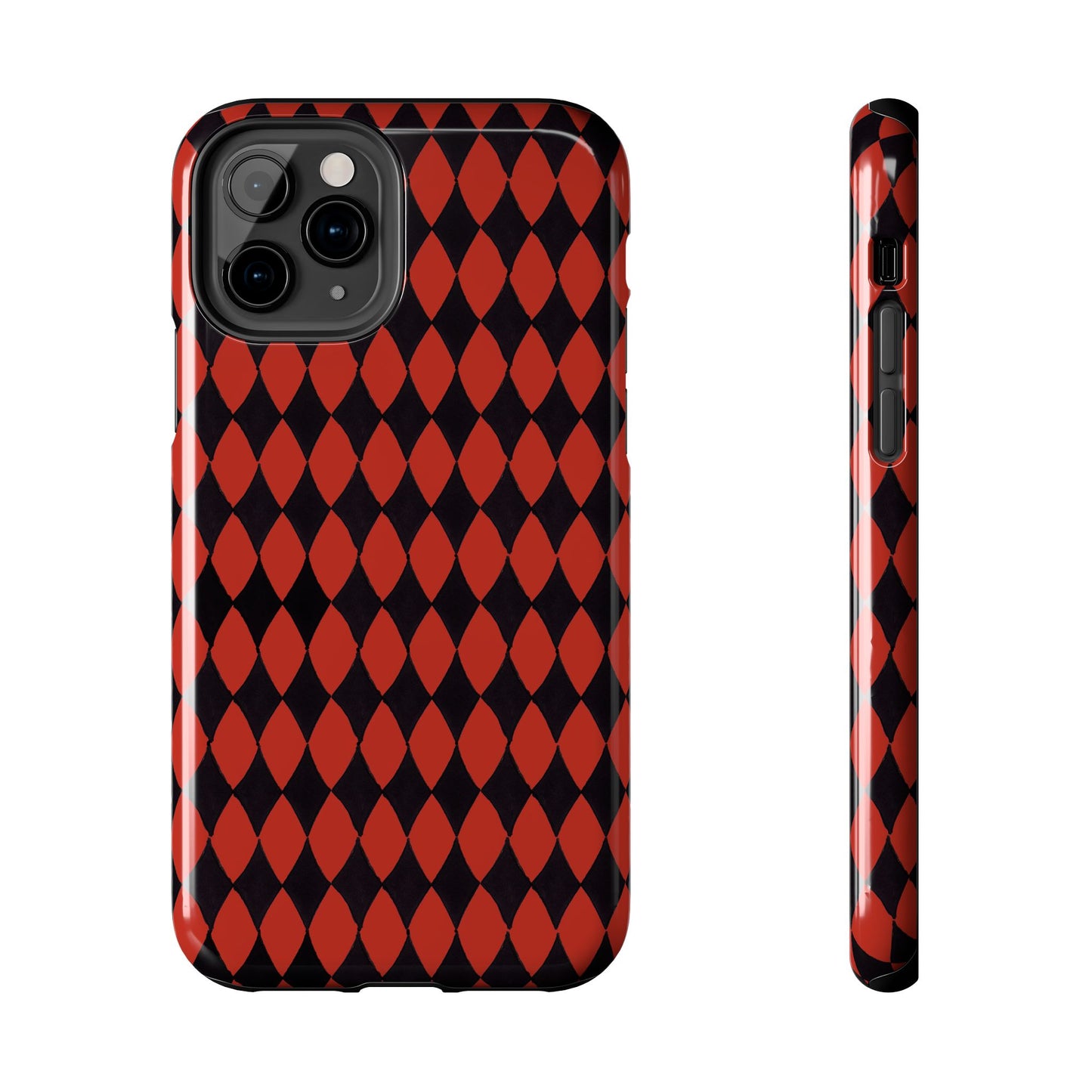 Diamond Red / Black Phone Case