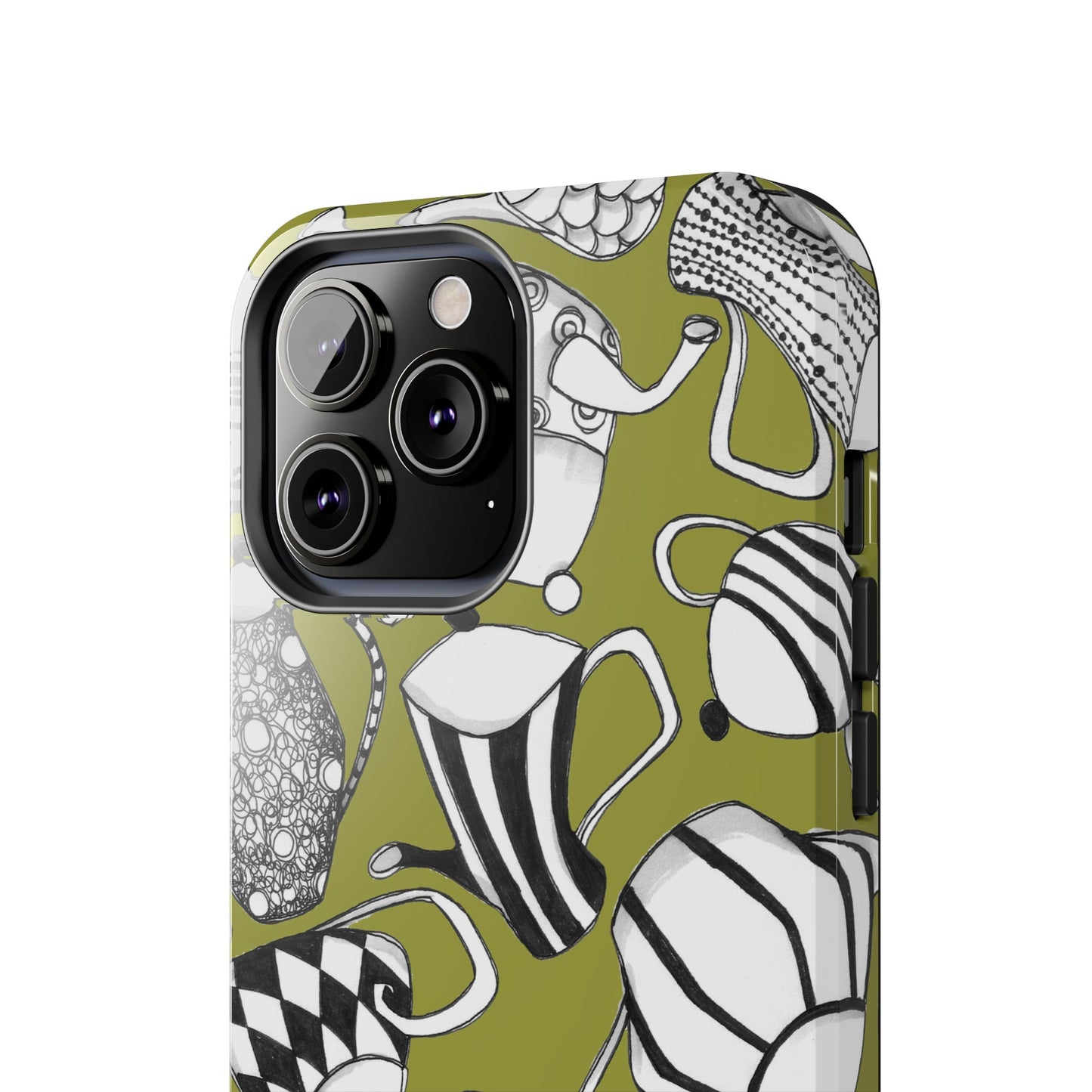 Coffee, Tea Anyone? Green Phone Case