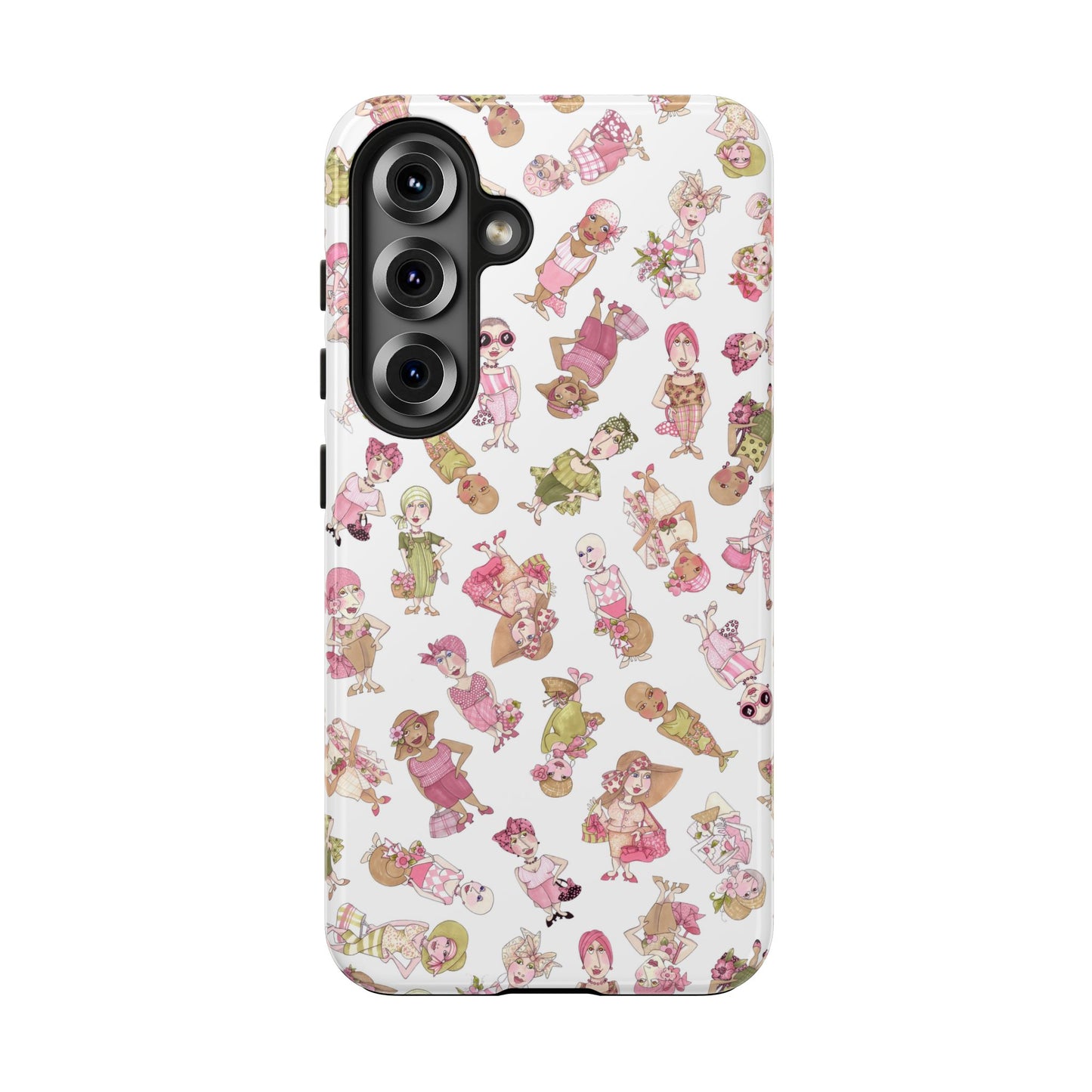 Tossed Ladies White Phone Case