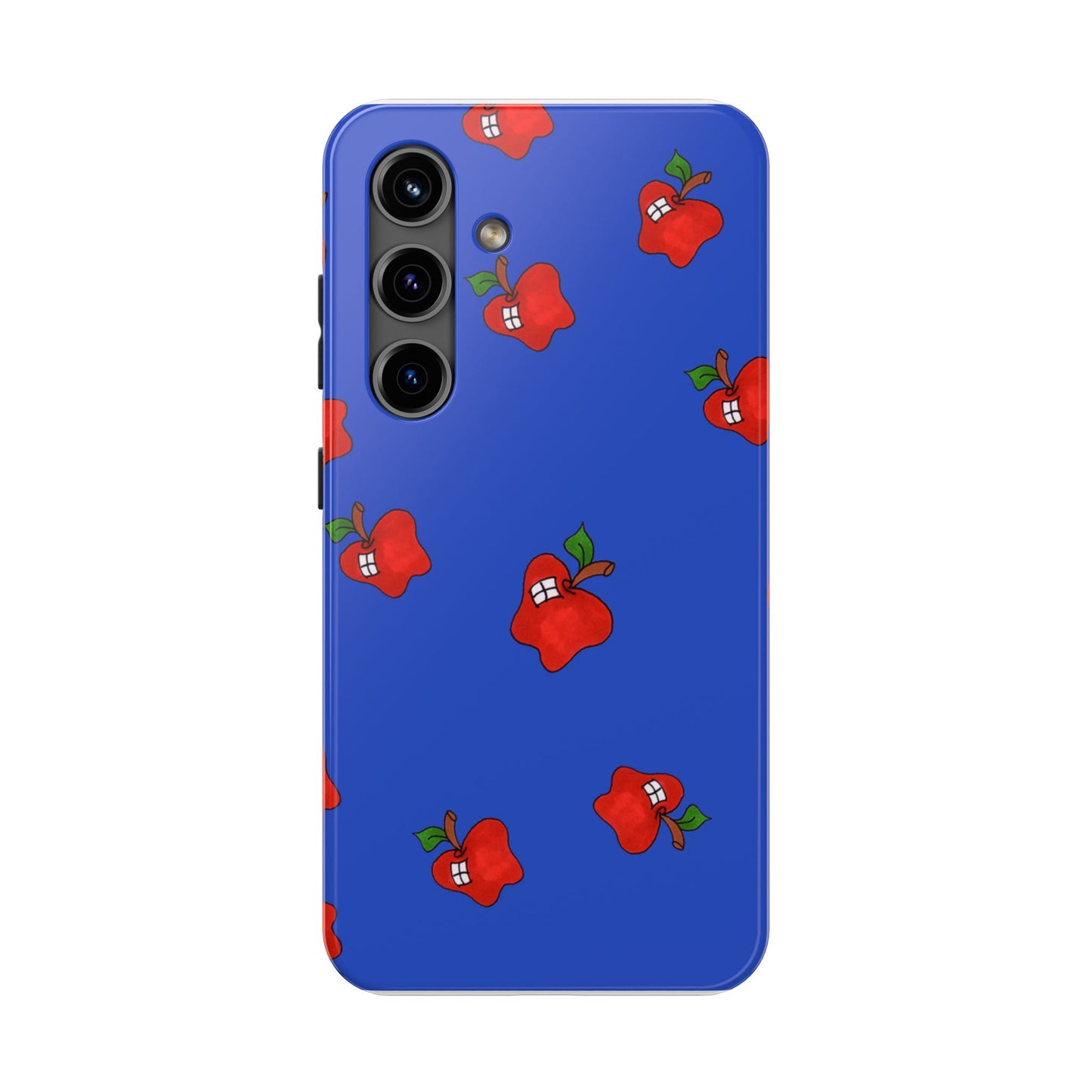 Flying Apples Blue Phone Case
